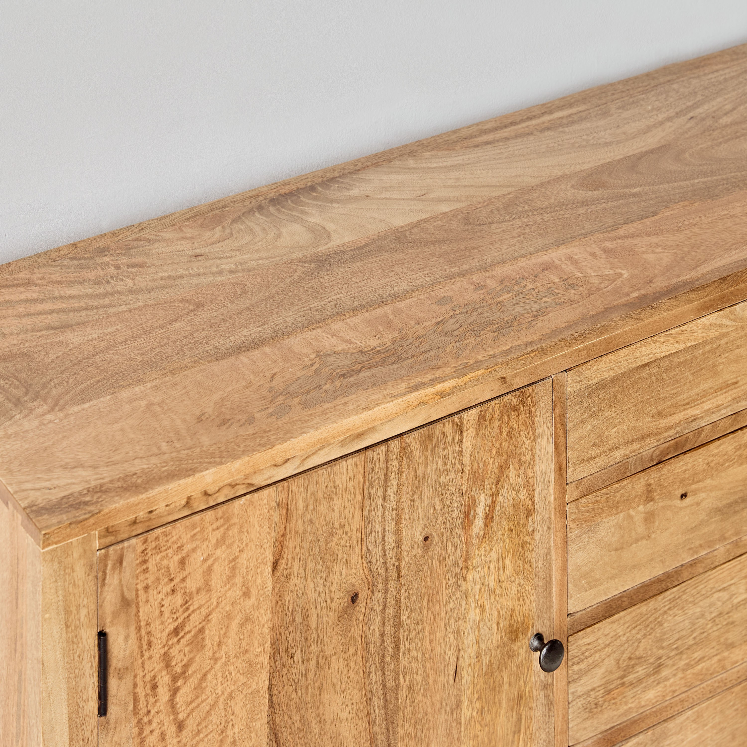 Cavon Clayton 4-Drawer Solid Wood Sideboard Buffet with 2 Doors-hbxfurniture-diningroom-buffetsandsideboards-image-5