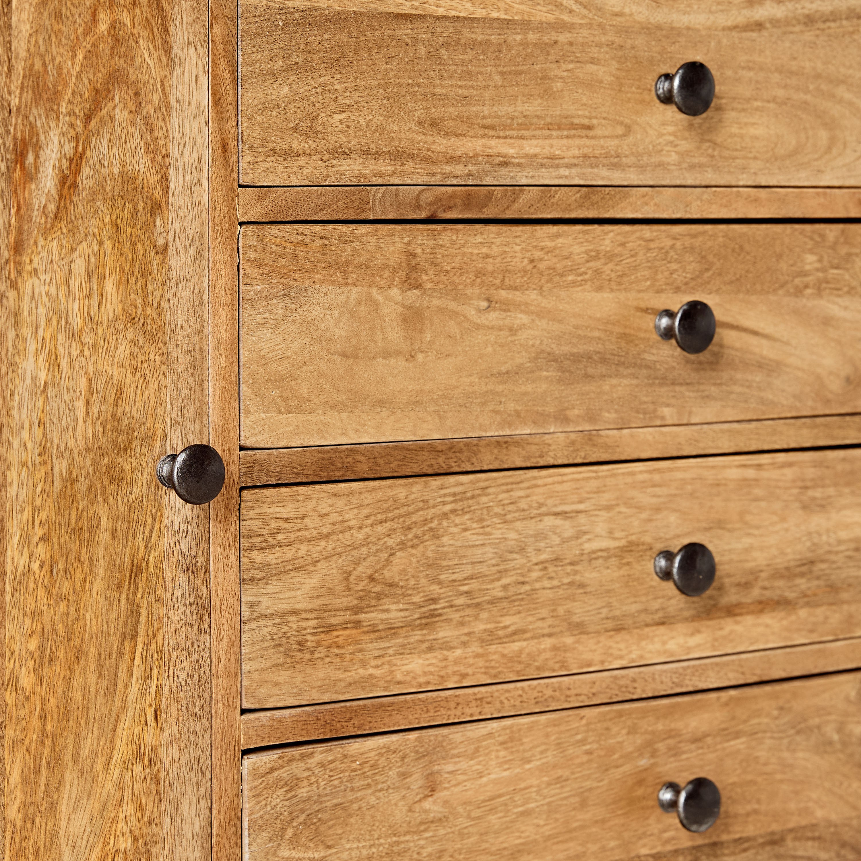 Cavon Clayton 4-Drawer Solid Wood Sideboard Buffet with 2 Doors-hbxfurniture-diningroom-buffetsandsideboards-image-6