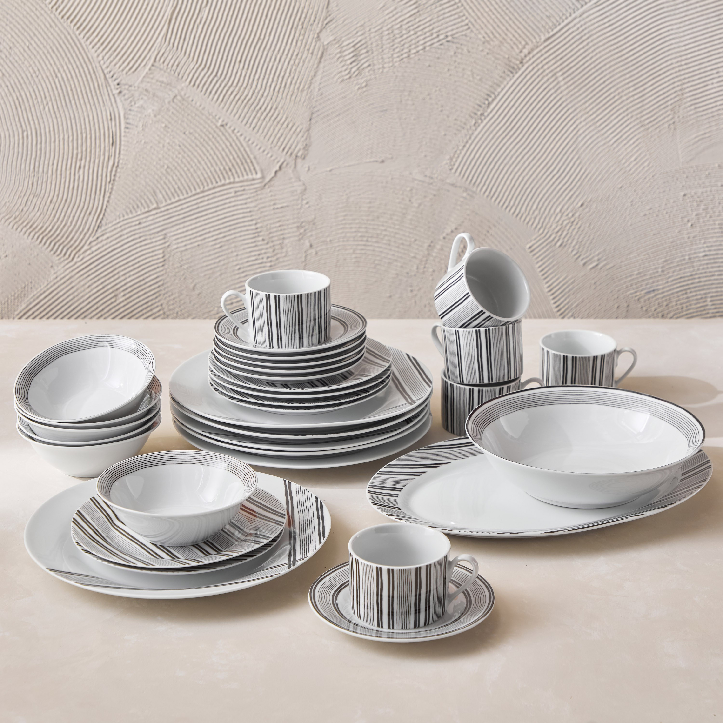 طقم عشاء 32 قطعة من إنديجو - 6 أشخاص-hbxhomeware-hbxkitchen-image-2
