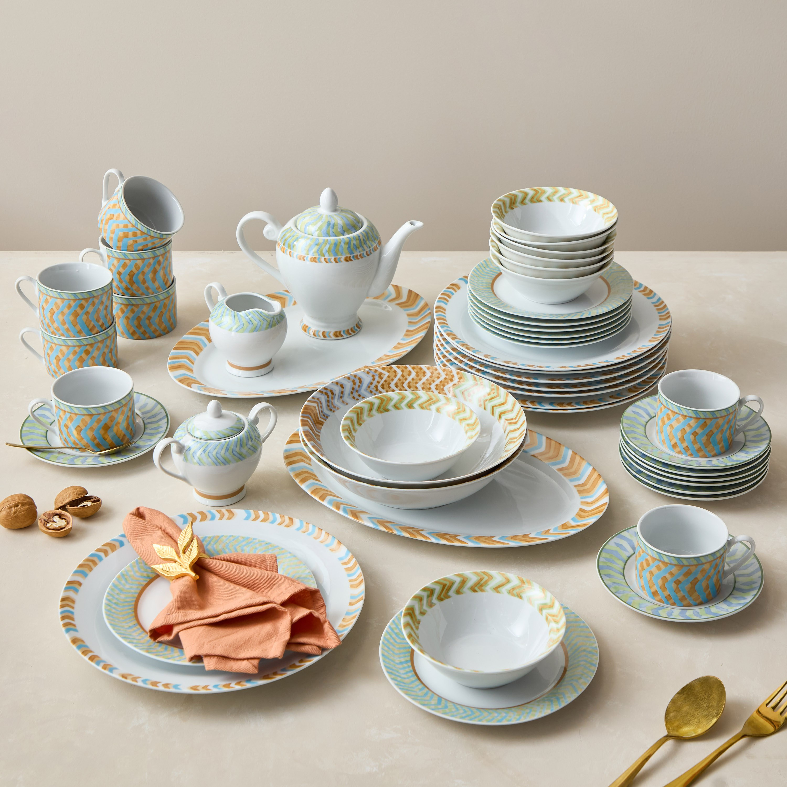 طقم عشان 49 قطعة من زيب زاب - 8 أشخاص-hbxhomeware-hbxkitchen-image-1