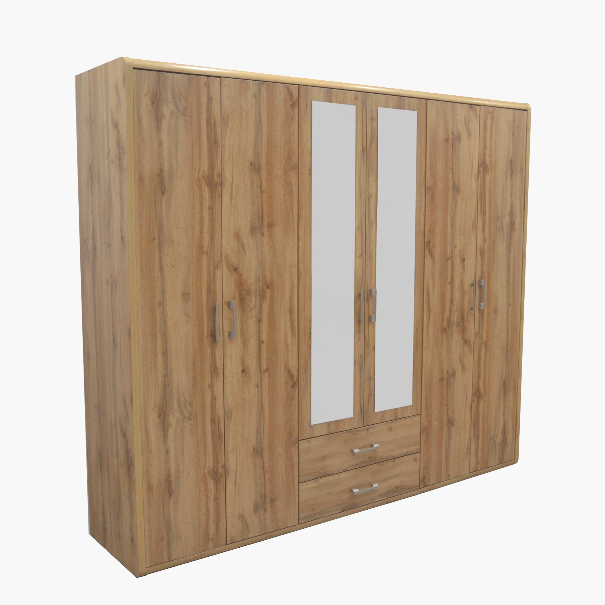 خزانة ملابس 6 أبواب مع درجين و2 مرآة - جورجيا من موڤو-hbxfurniture-wardrobes-image-3
