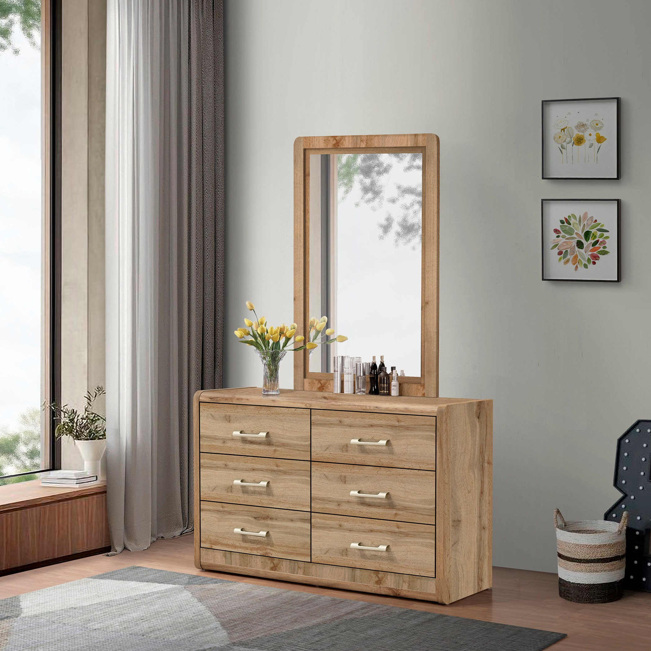 Movo Georgia 5-Piece King Bedroom Set - 180x200 cm-hbxbedroom-bedsandbedsets-bedroomsets-king-image-19