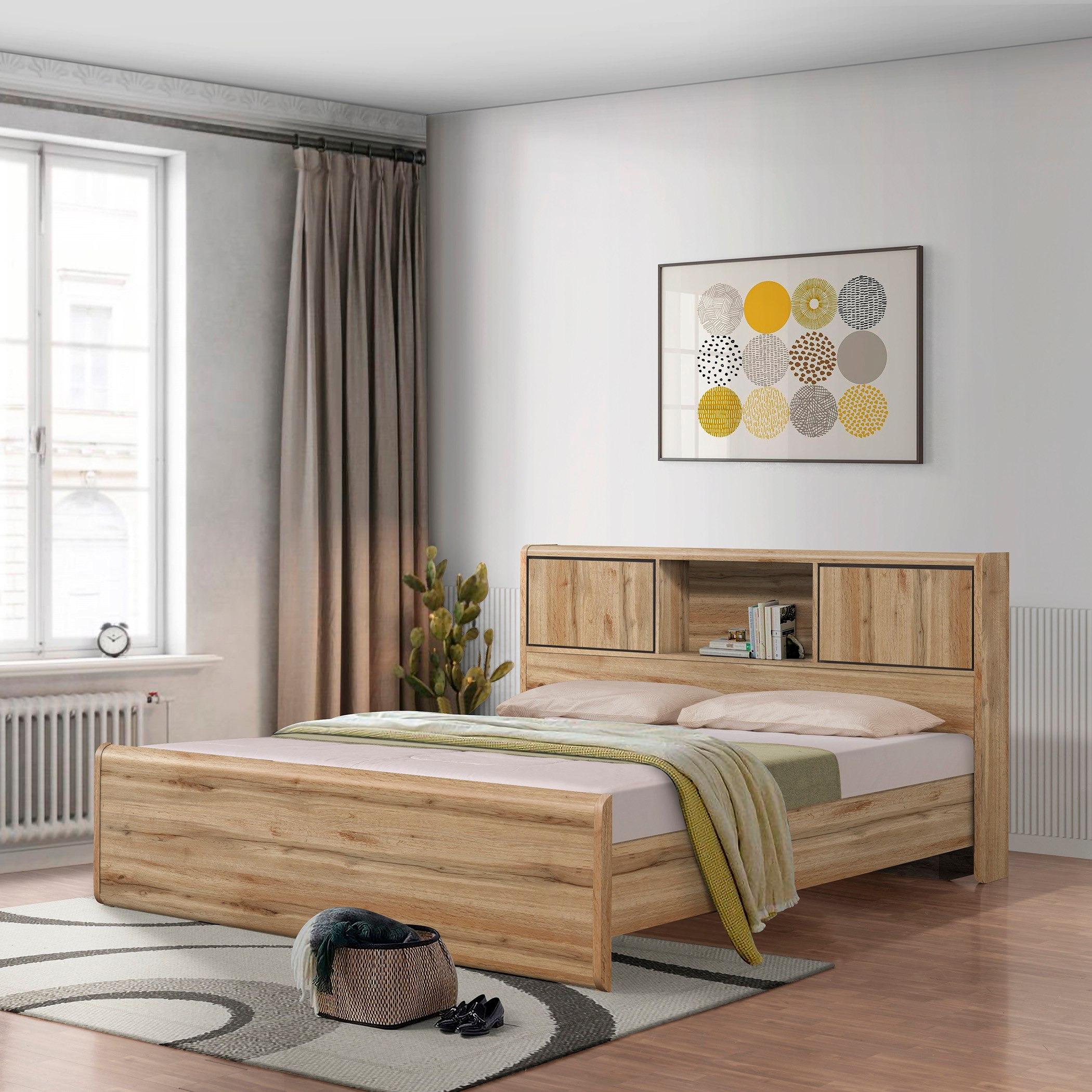 Movo Georgia 5-Piece King Bedroom Set - 180x200 cm-hbxbedroom-bedsandbedsets-bedroomsets-king-image-2
