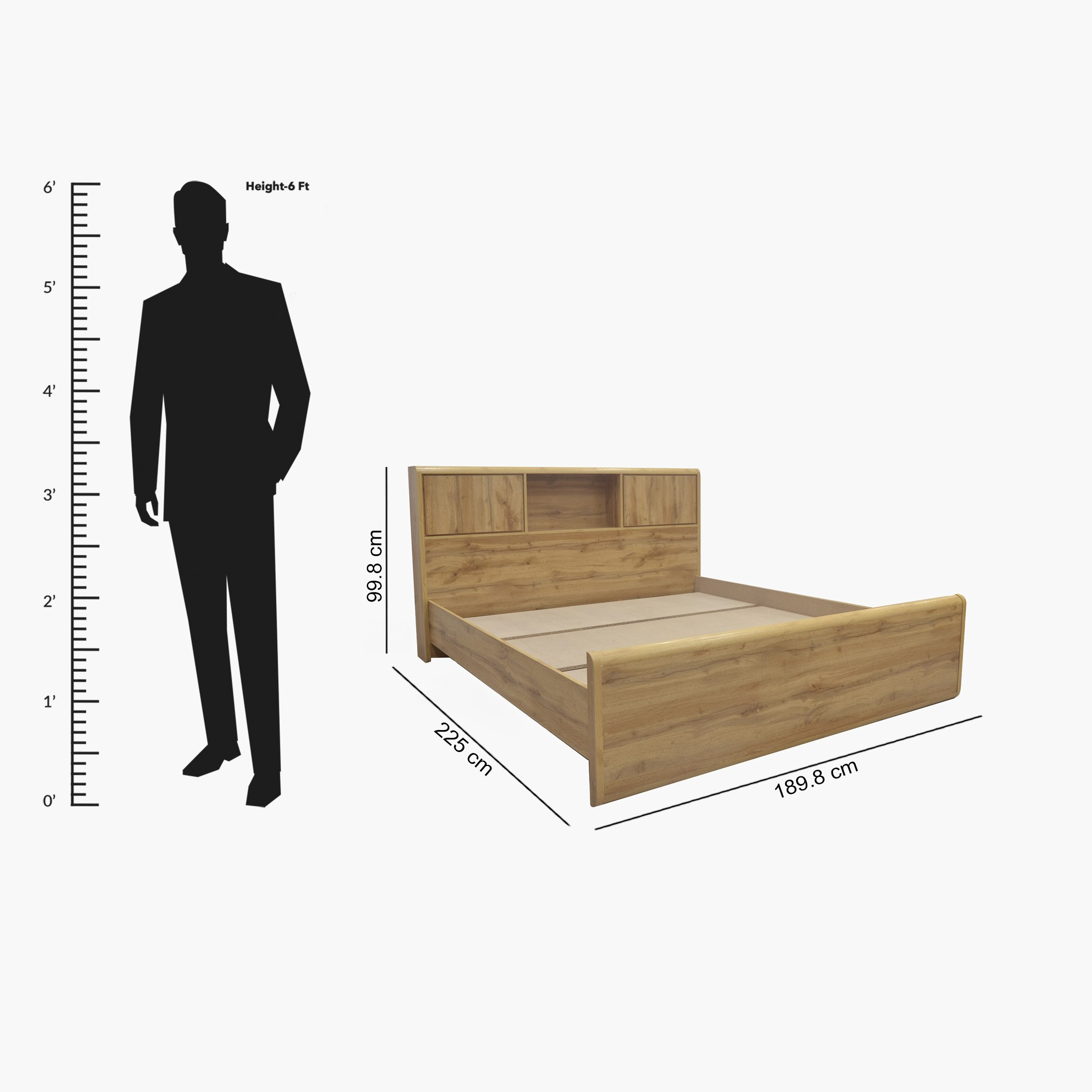 Movo Georgia 5-Piece King Bedroom Set - 180x200 cm-hbxbedroom-bedsandbedsets-bedroomsets-king-image-28