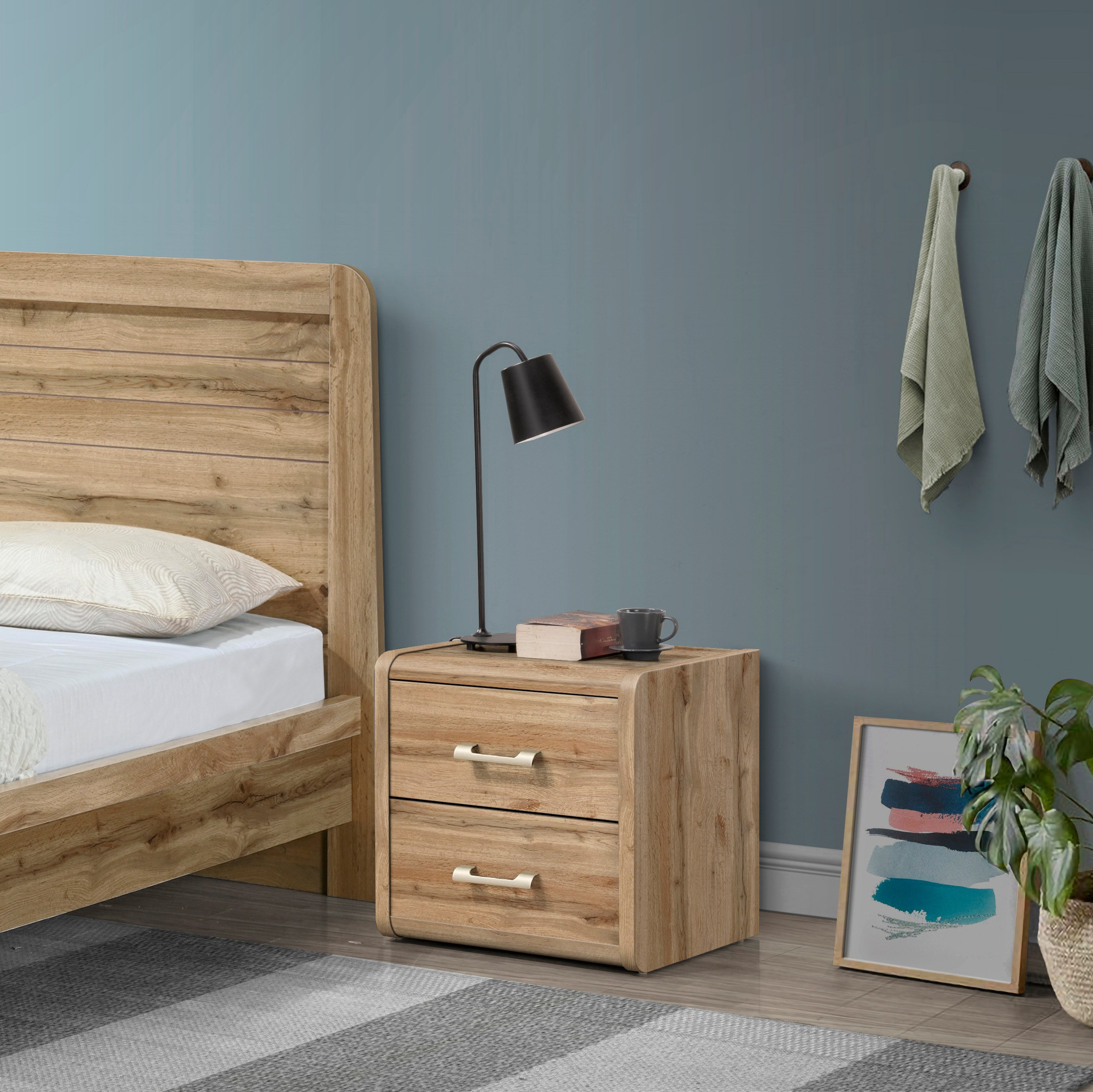 Movo Georgia 5-Piece King Bedroom Set - 180x200 cm-hbxbedroom-bedsandbedsets-bedroomsets-king-image-14