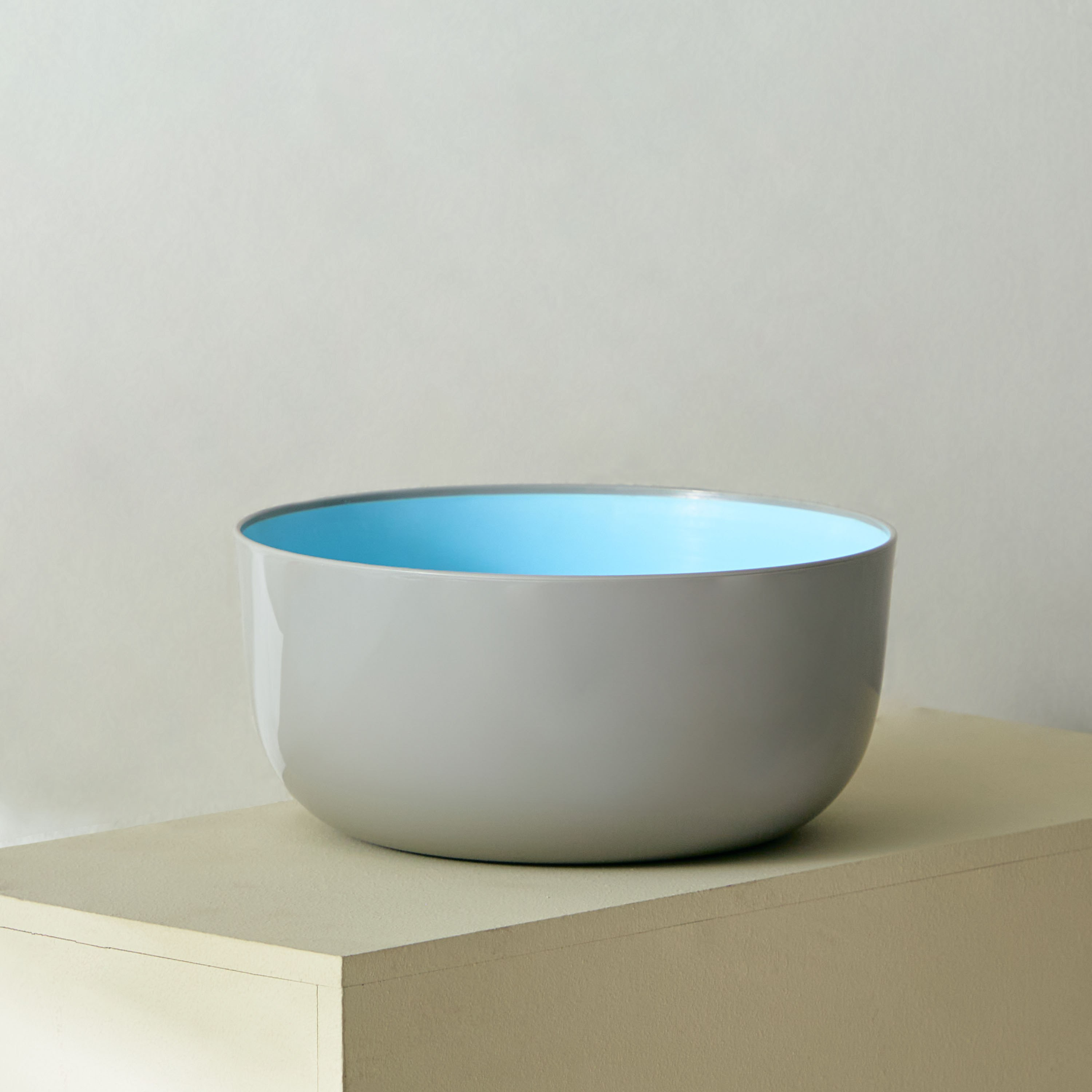 وعاء سلطة بلونين من فيوجن سينس - حجم كبير-hbxdecorandfurnishings-tabletop-crockery-image-1