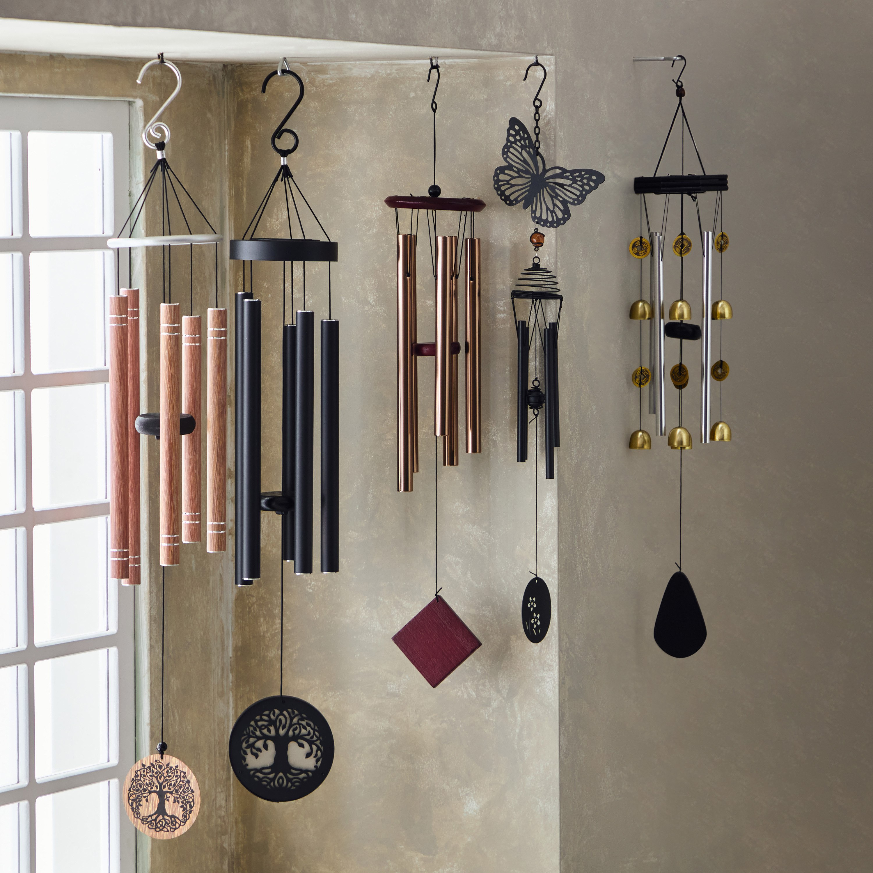 Novo Butterfly Outdoor Wind Chimes - 68.5 cm-hbxhomeware-homedecor-figurinesandornaments-image-4