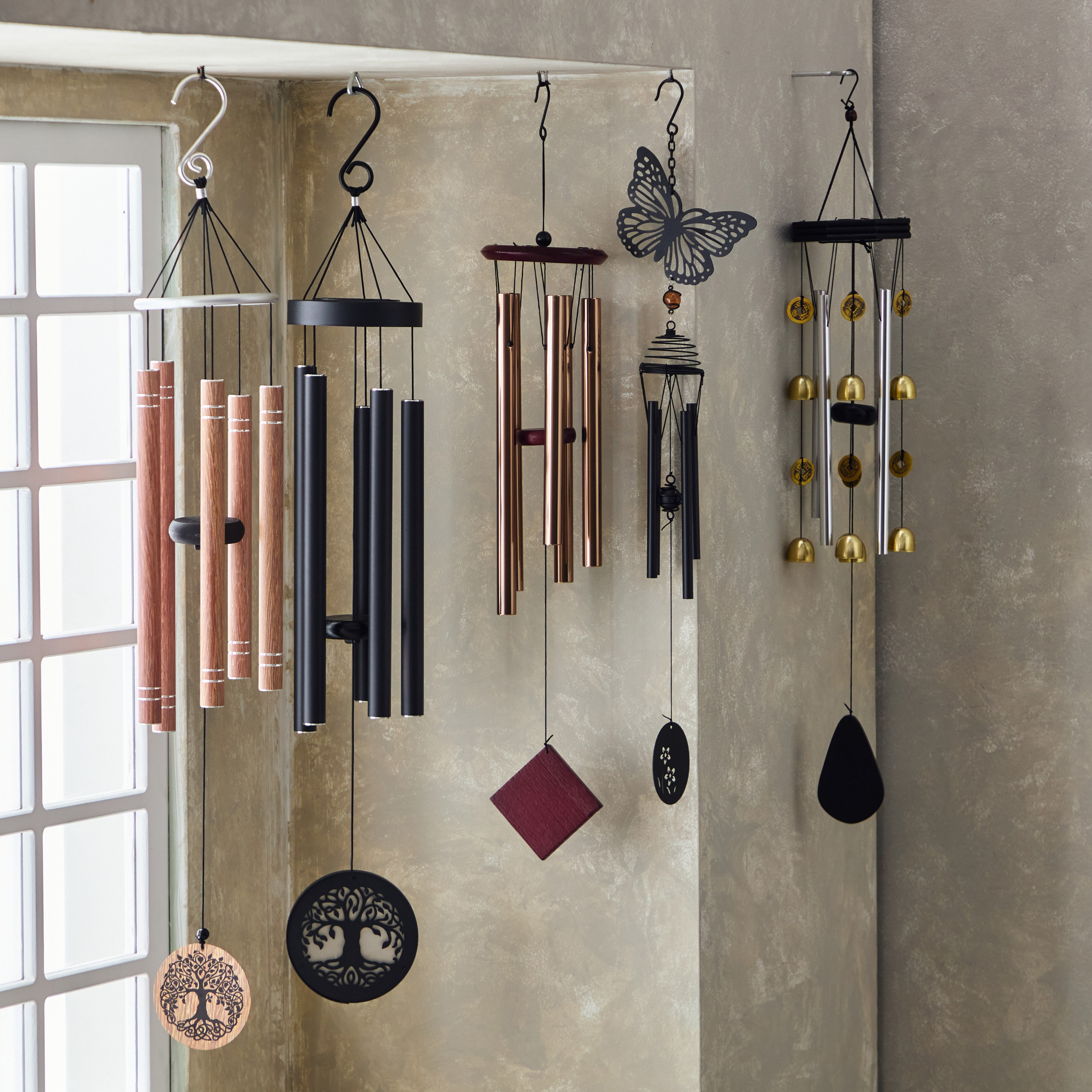 أجراس رياح خارجية بالطاقة الشمسية من نوفو - 89 سم-hbxhomeware-homedecor-figurinesandornaments-image-4
