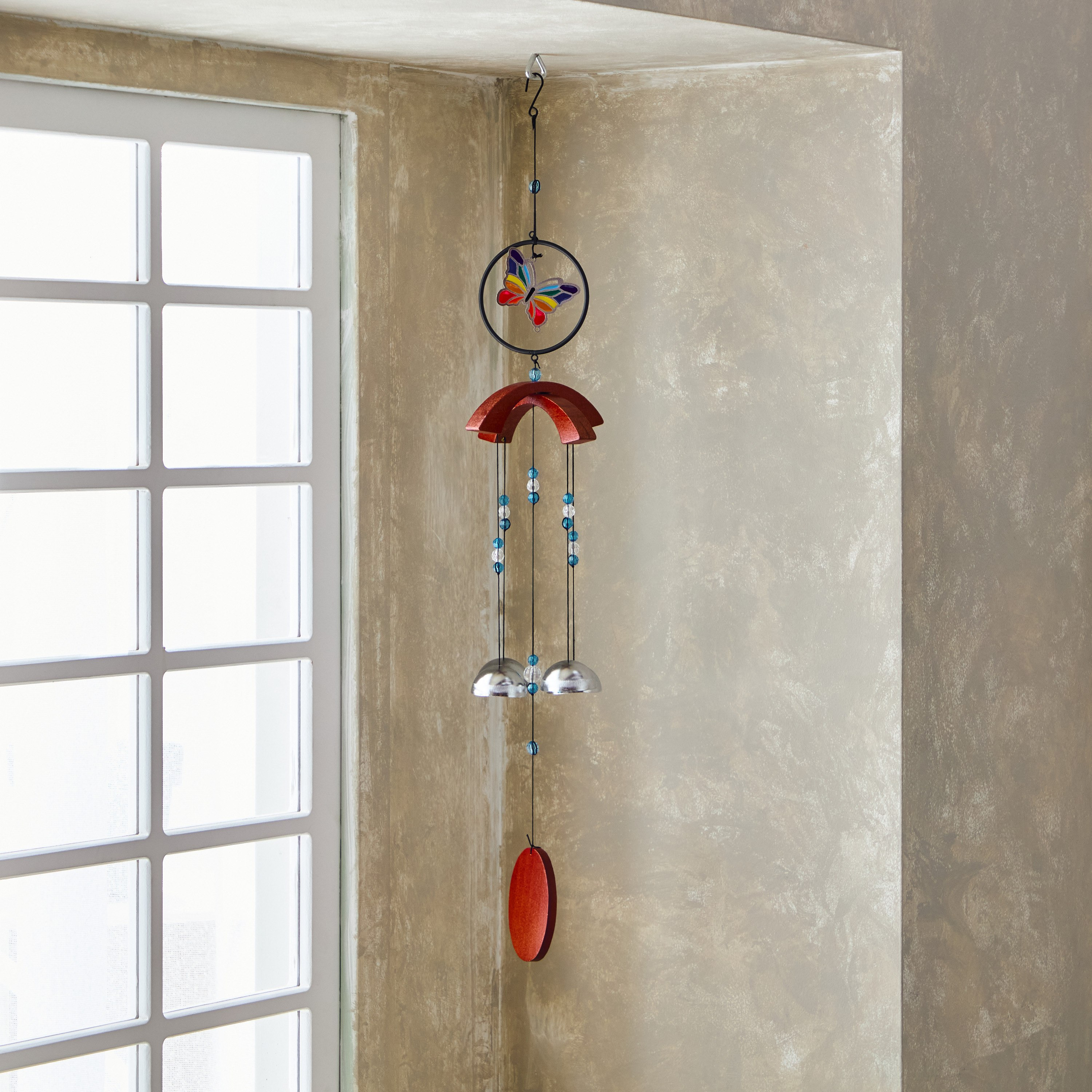 Novo Colorful Butterfly Wind Chimes - 81 cm-hbxhomeware-homedecor-figurinesandornaments-image-1