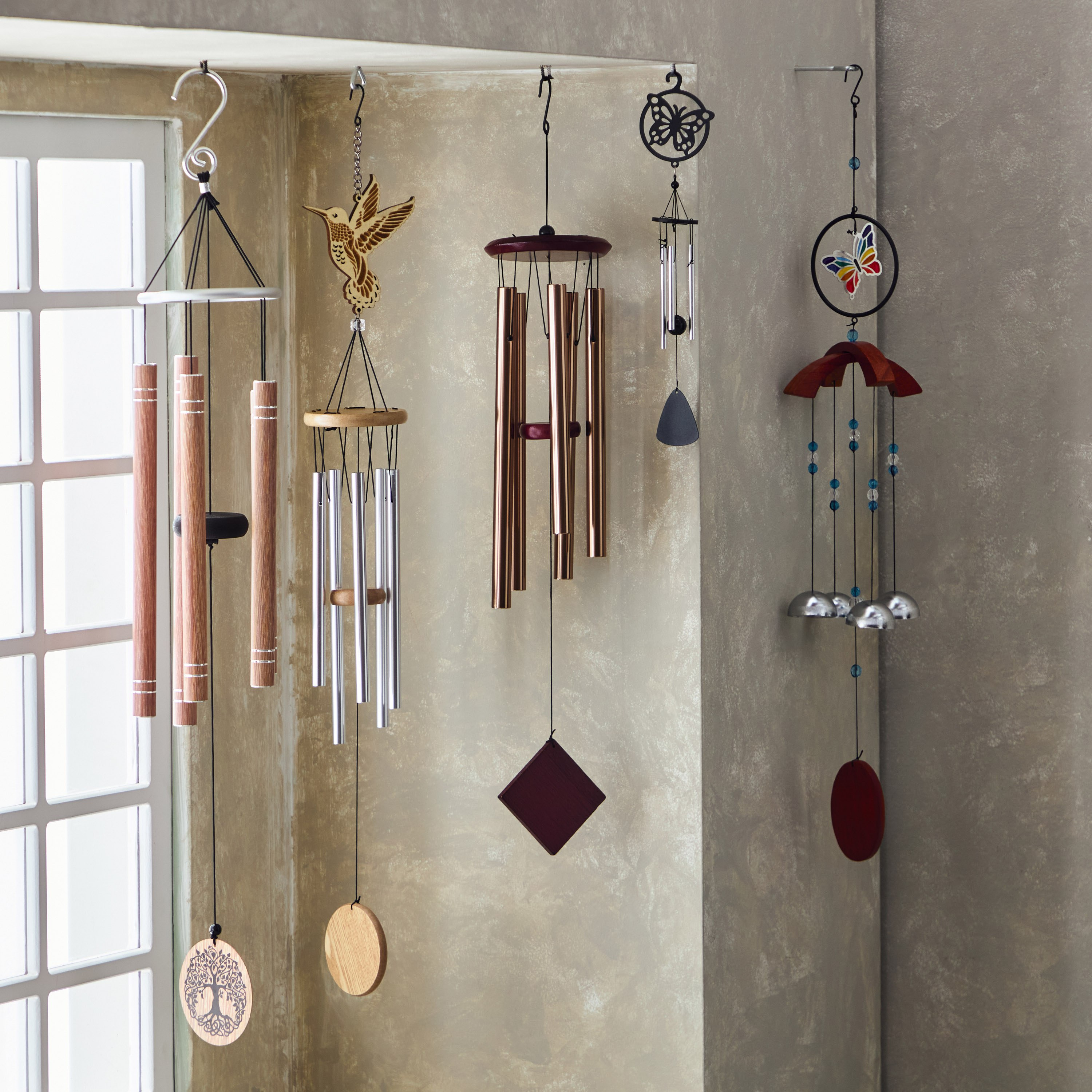 Novo Colorful Butterfly Wind Chimes - 81 cm-hbxhomeware-homedecor-figurinesandornaments-image-4
