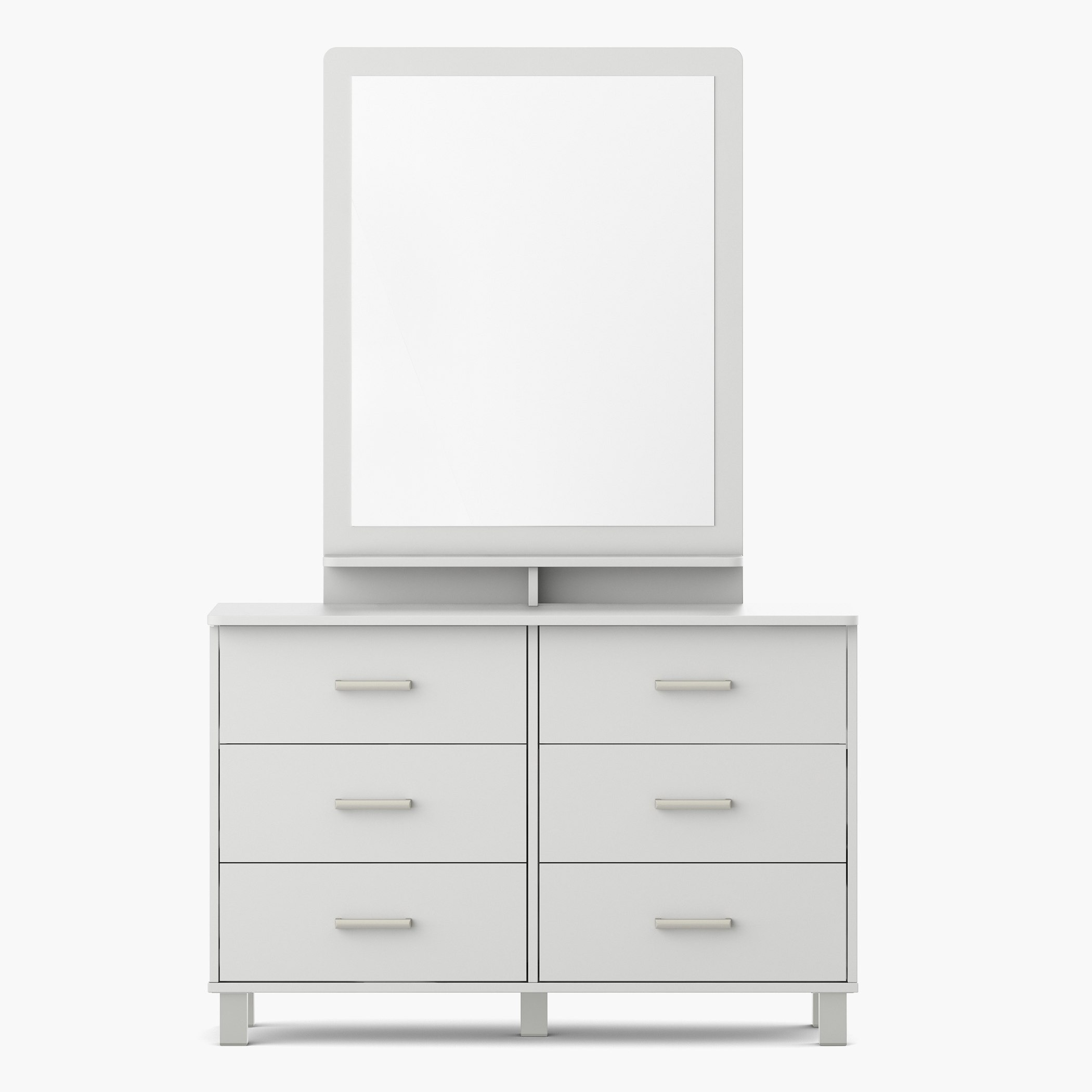 طاولة تزيين ماستر 6 أدراج مع مرآة من ماين-hbxfurniture-bedroom-dressersandmirrors-image-6
