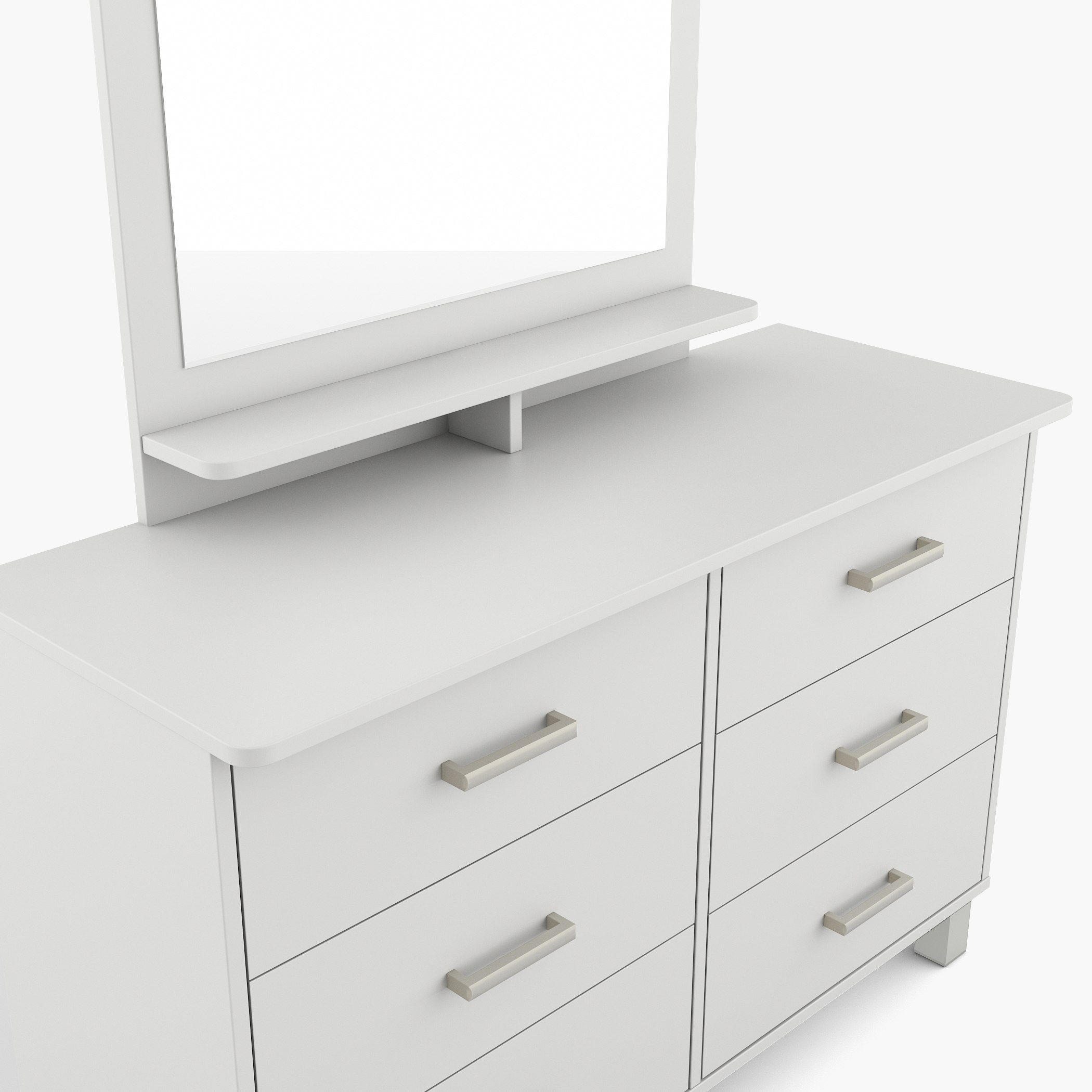 طاولة تزيين ماستر 6 أدراج مع مرآة من ماين-hbxfurniture-bedroom-dressersandmirrors-image-8