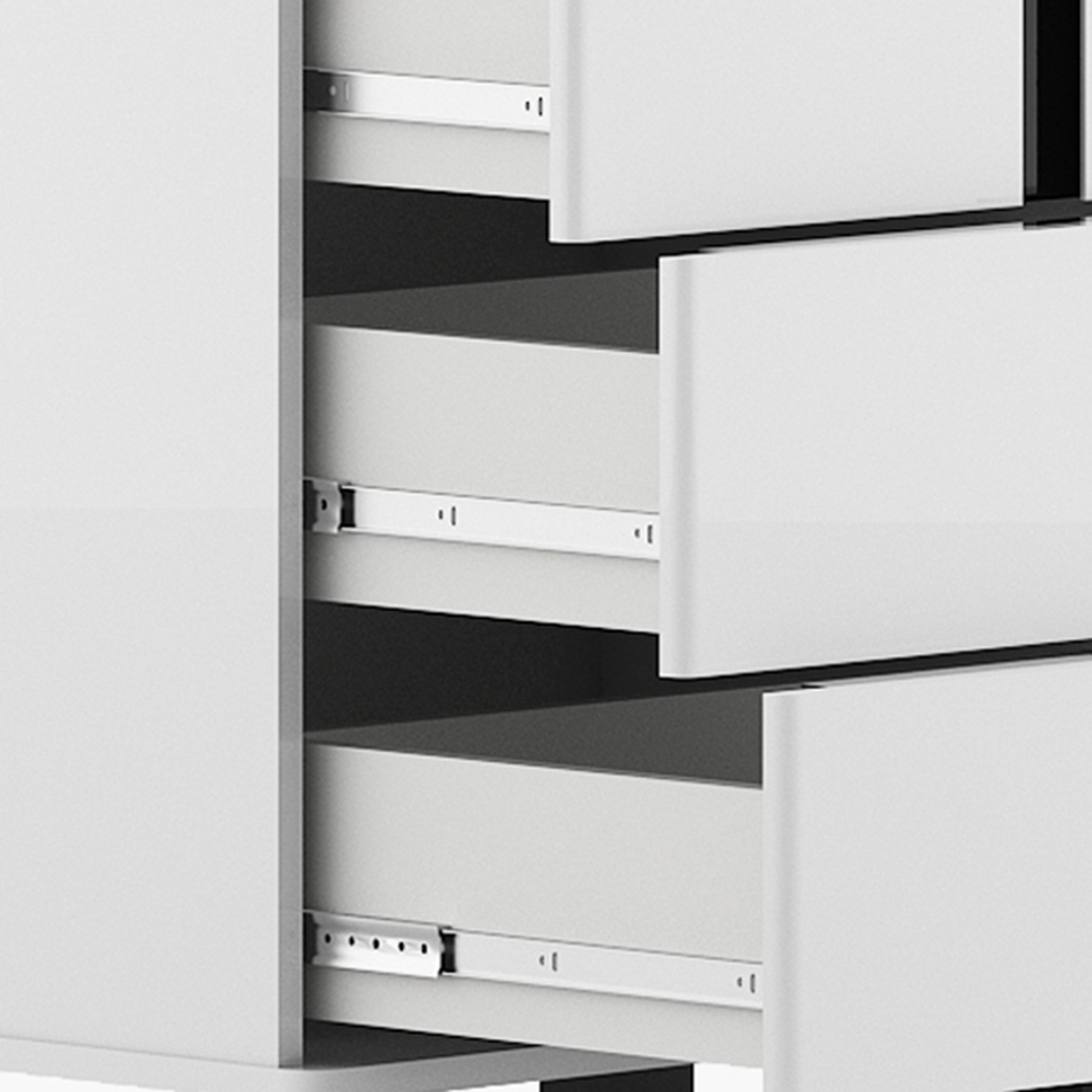 وحدة تخزين 5 أدراج  بتصميم عالي اللمعان من براج-hbxfurniture-dressersandchests-chestofdrawers-image-5