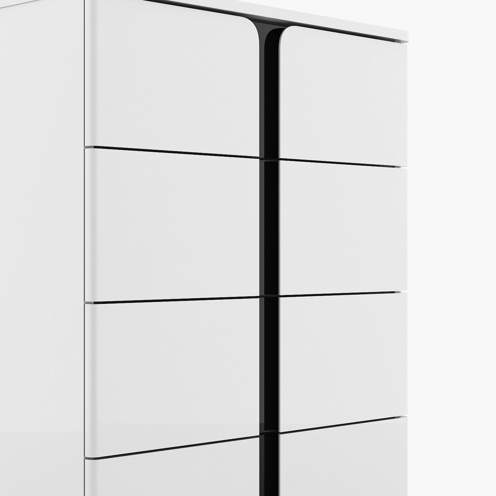 وحدة تخزين 5 أدراج  بتصميم عالي اللمعان من براج-hbxfurniture-dressersandchests-chestofdrawers-image-7