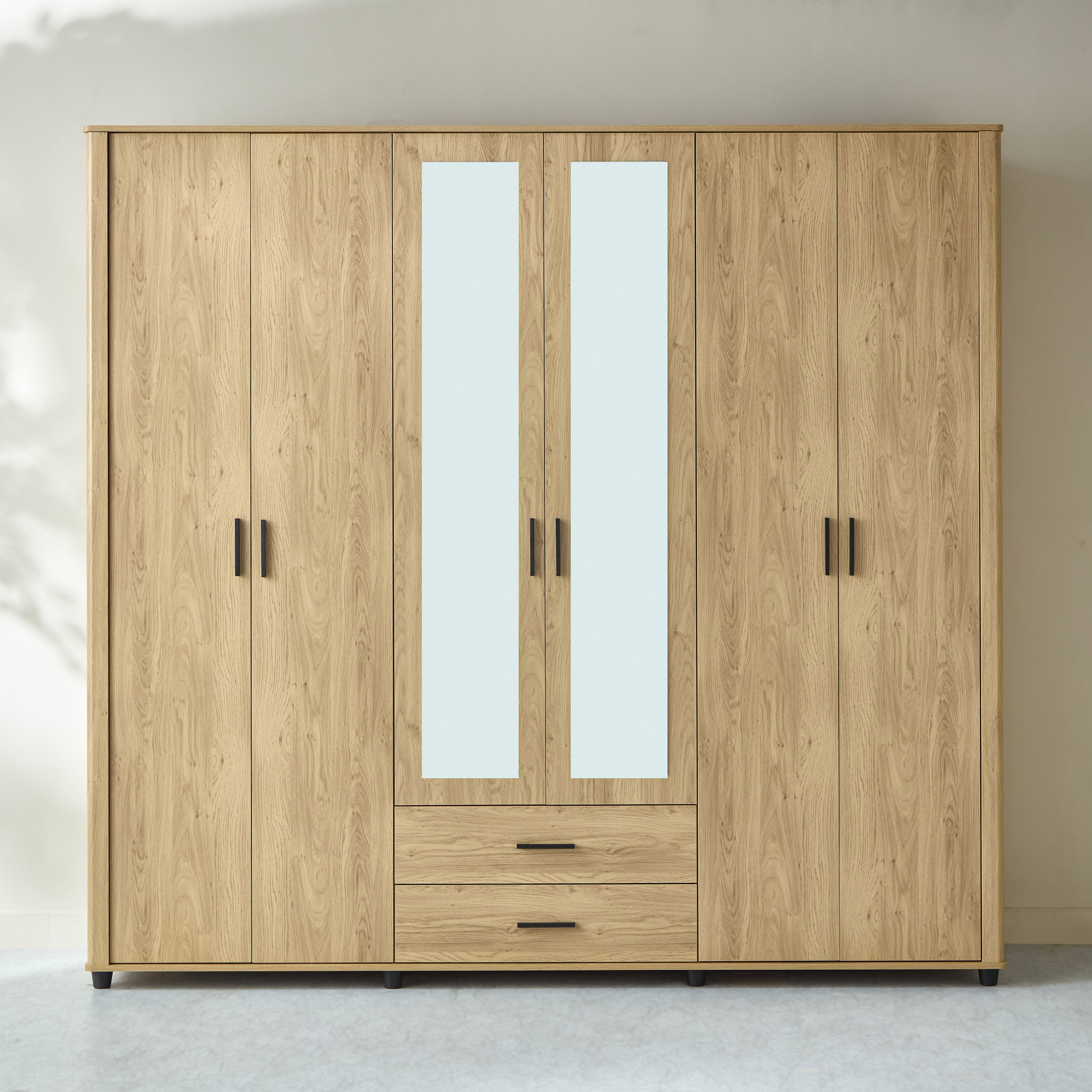 خزانة ملابس 6 أبواب ودرجين ومرآيا من بولتون-hbxfurniture-wardrobes-image-2