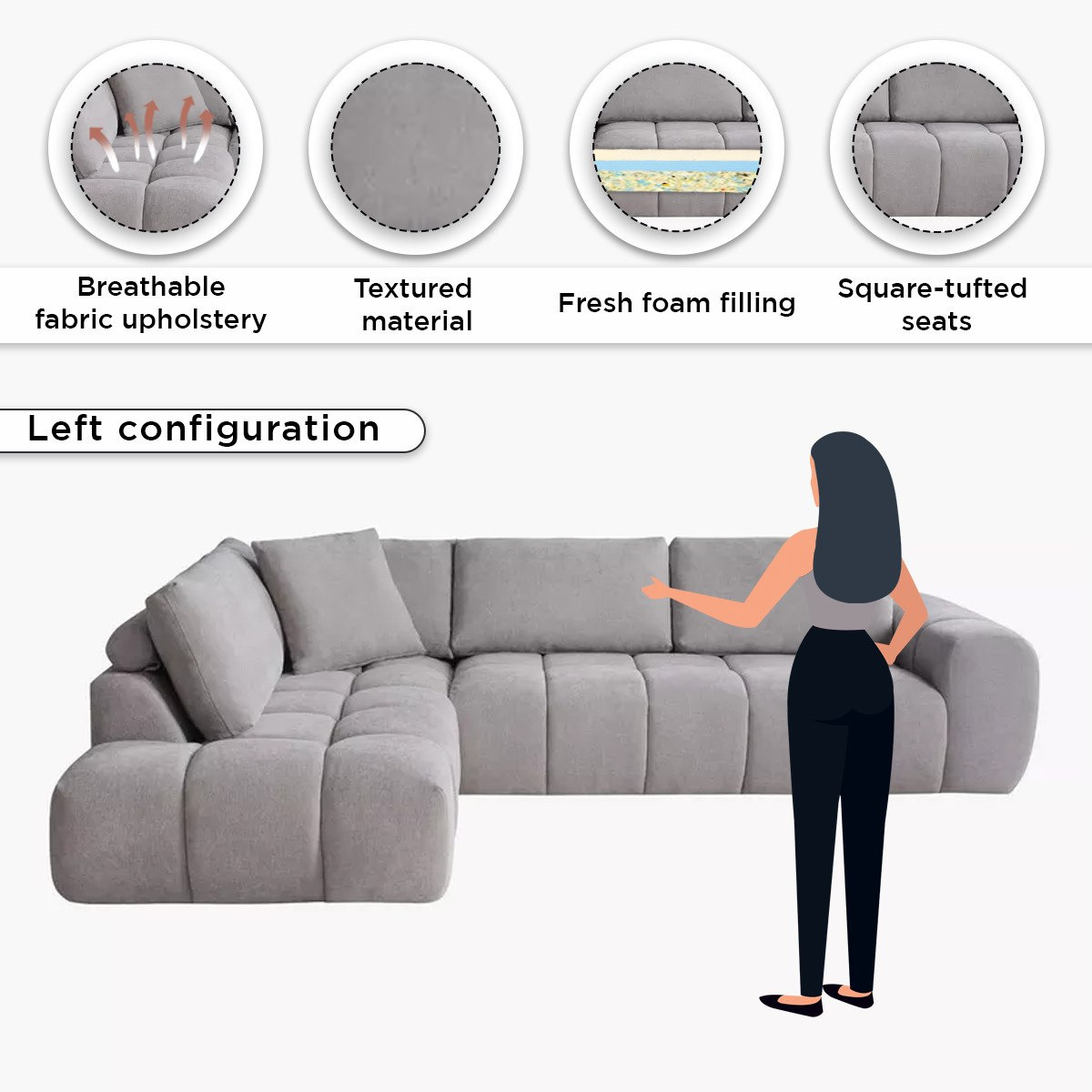 Bubble 5-Seater Left Corner Fabric Sofa-hbxlivingroom-sofasandarmchairs-cornersofas-image-5