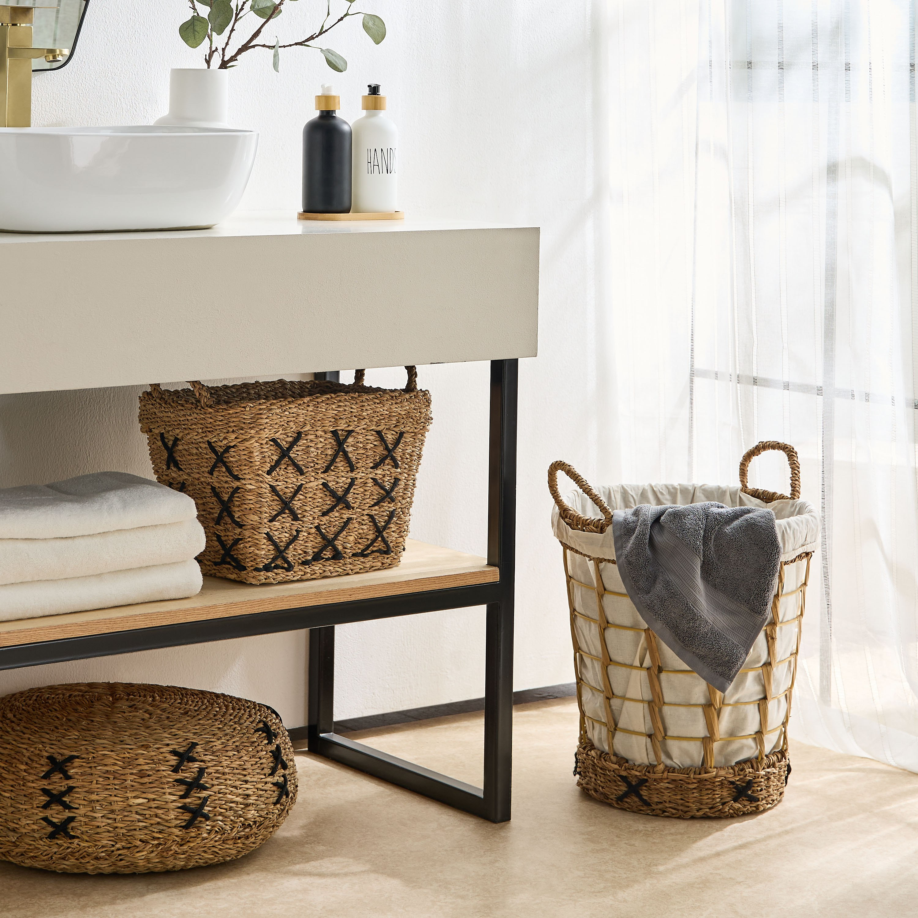 Naturaloom Stitch Rectangle Basket - 37x28x27 cm-PROMO_HB_AE_B1G1_250925-image-5