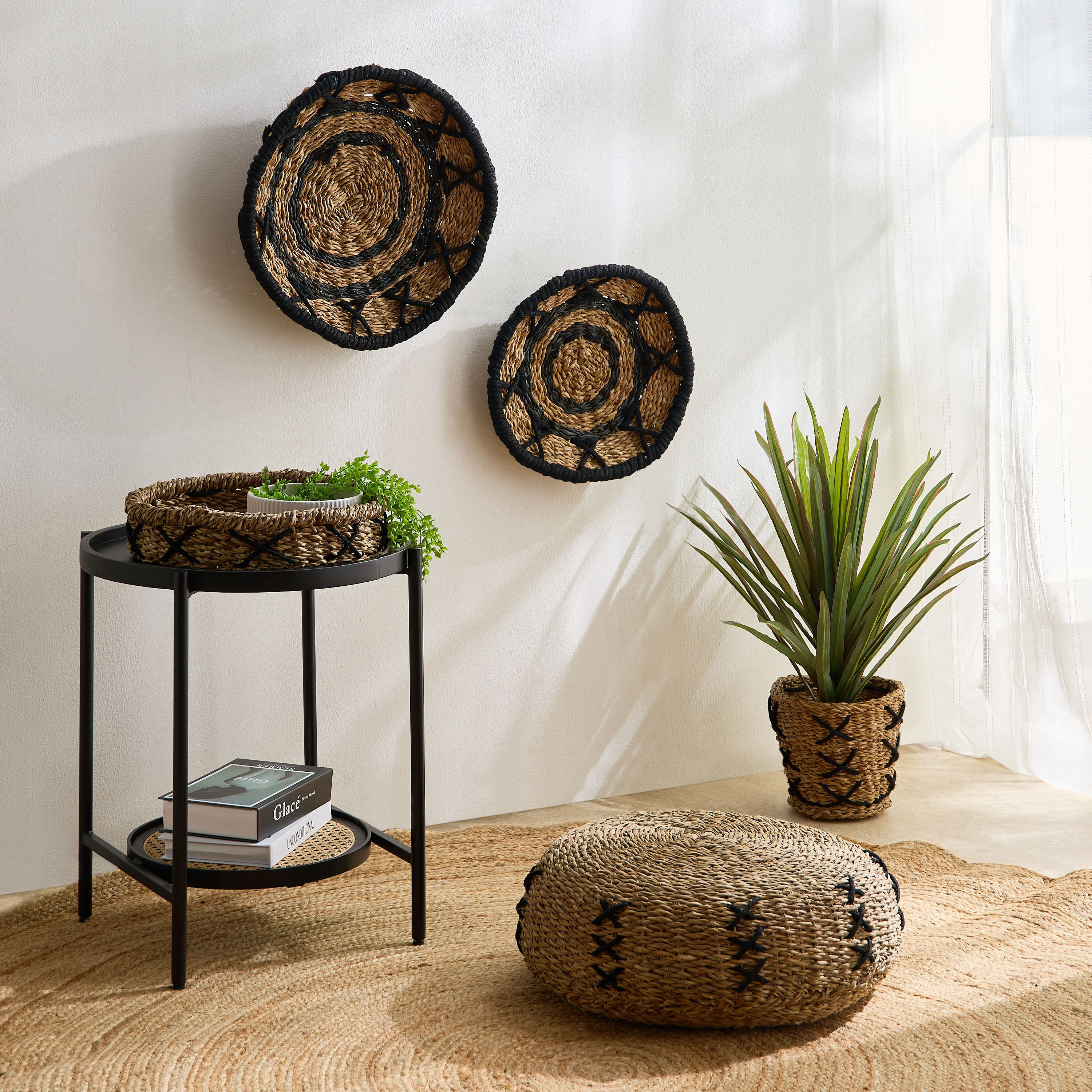 إناء زرع مخروطي من أعشاب البحر من ناتشورولوم - 25x25x20 سم-hbxhomeware-hbxdecorandfurnishings-image-4