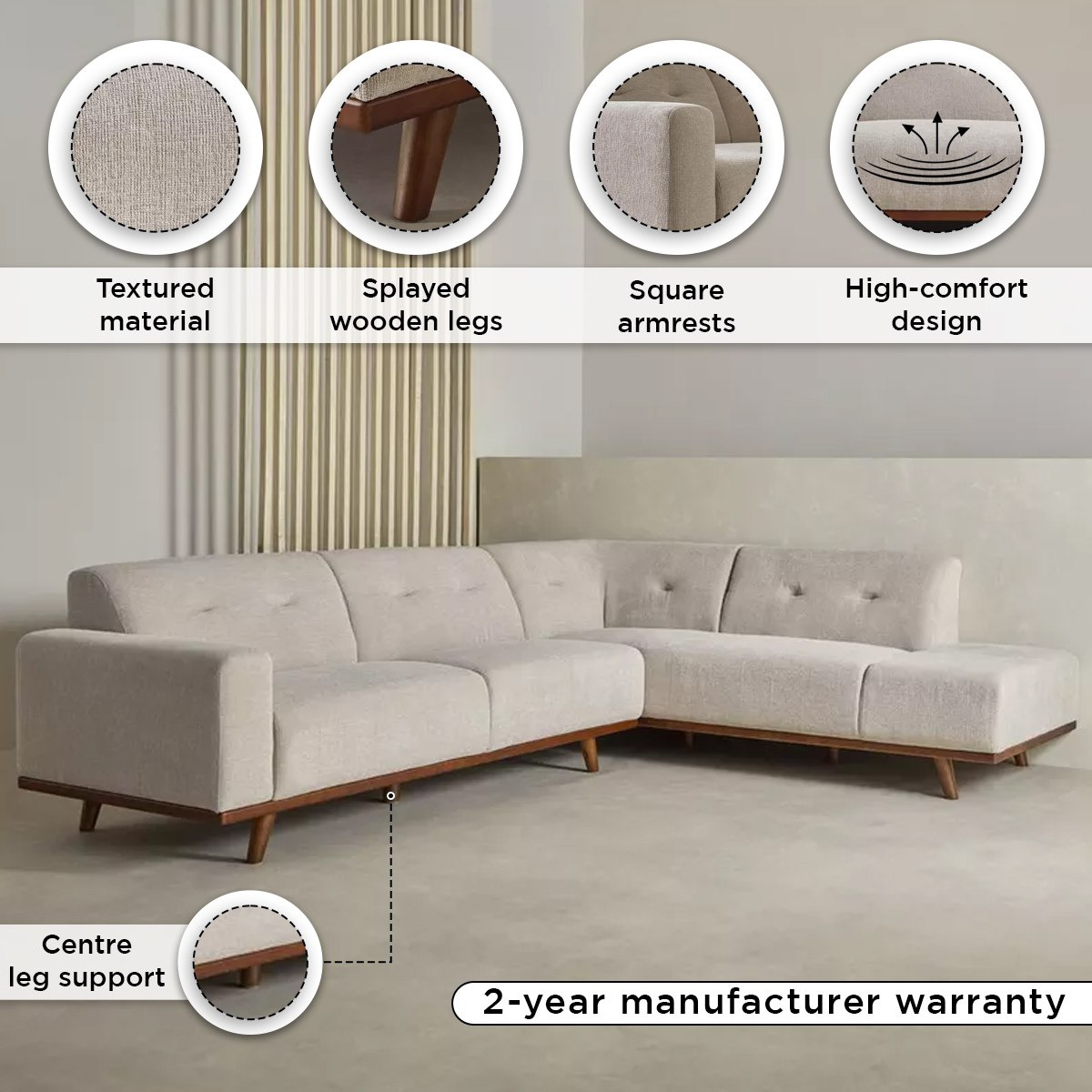 Seattle 5-Seater Right Corner Fabric Sofa-hbxlivingroom-sofasandarmchairs-cornersofas-image-4