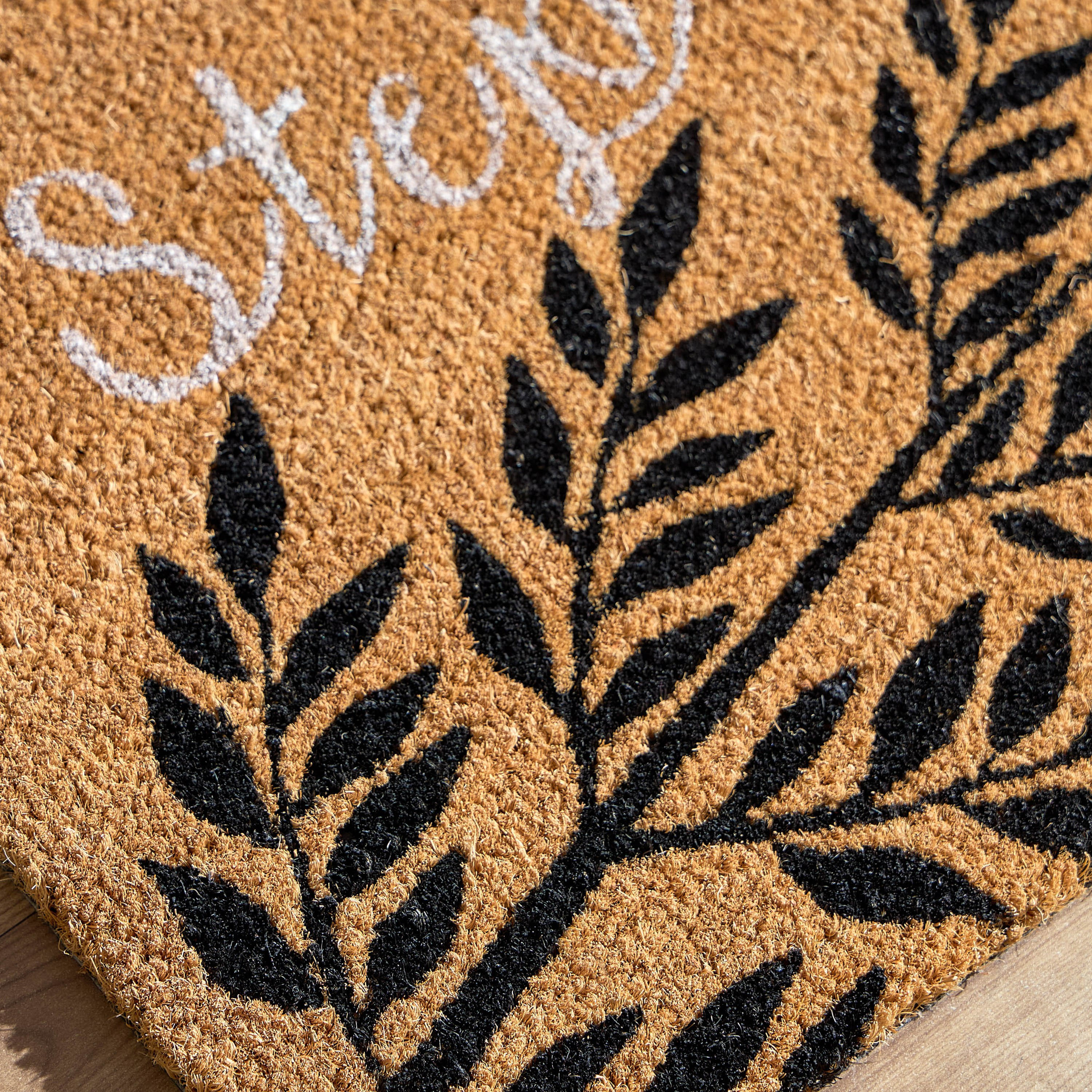 سجادة باب من ألياف جوز الهند بظهر بي في سي وطبعات - 45x75 سم-hbxhomeware-hbxlivingroom-image-3