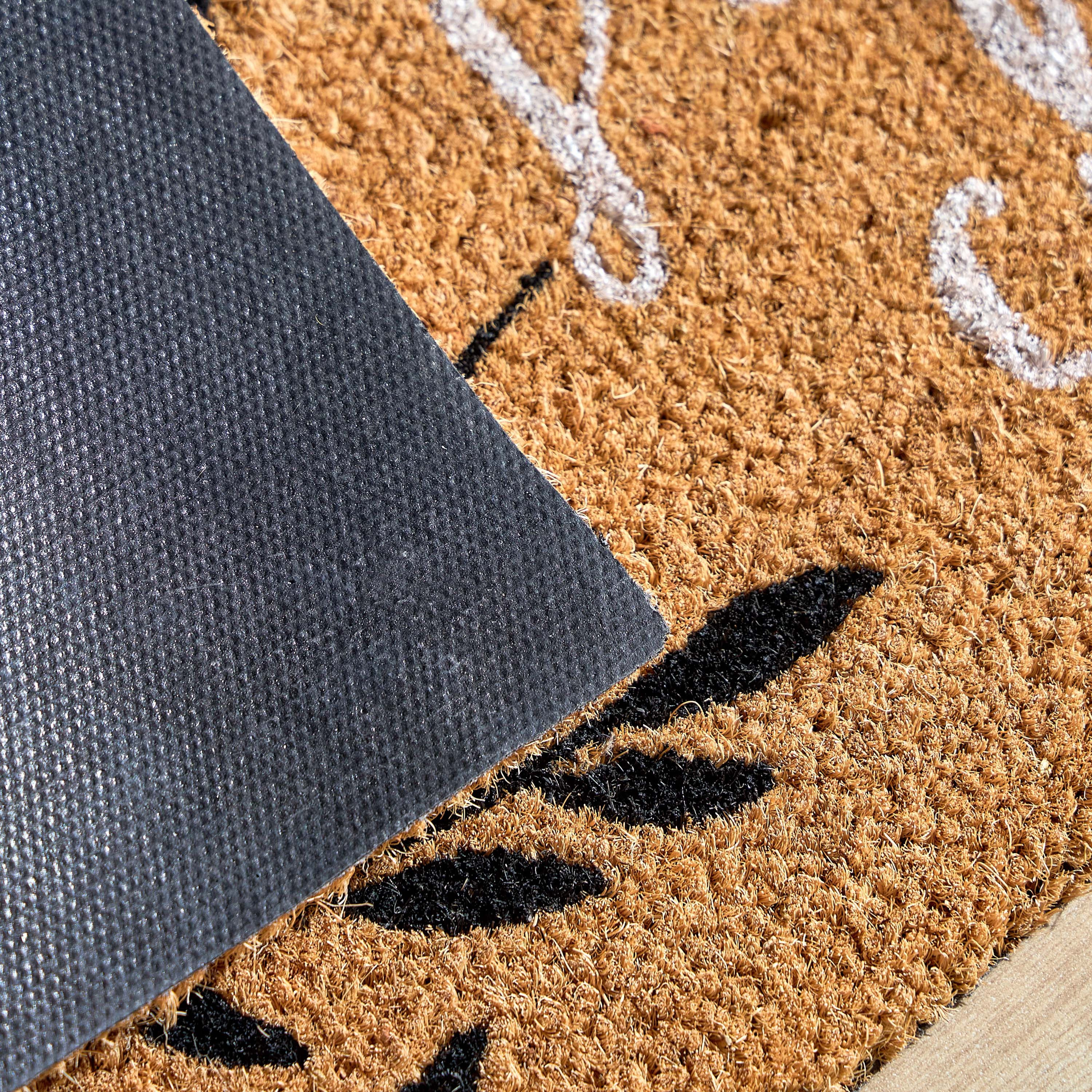 سجادة باب من ألياف جوز الهند بظهر بي في سي وطبعات - 45x75 سم-hbxhomeware-hbxlivingroom-image-4