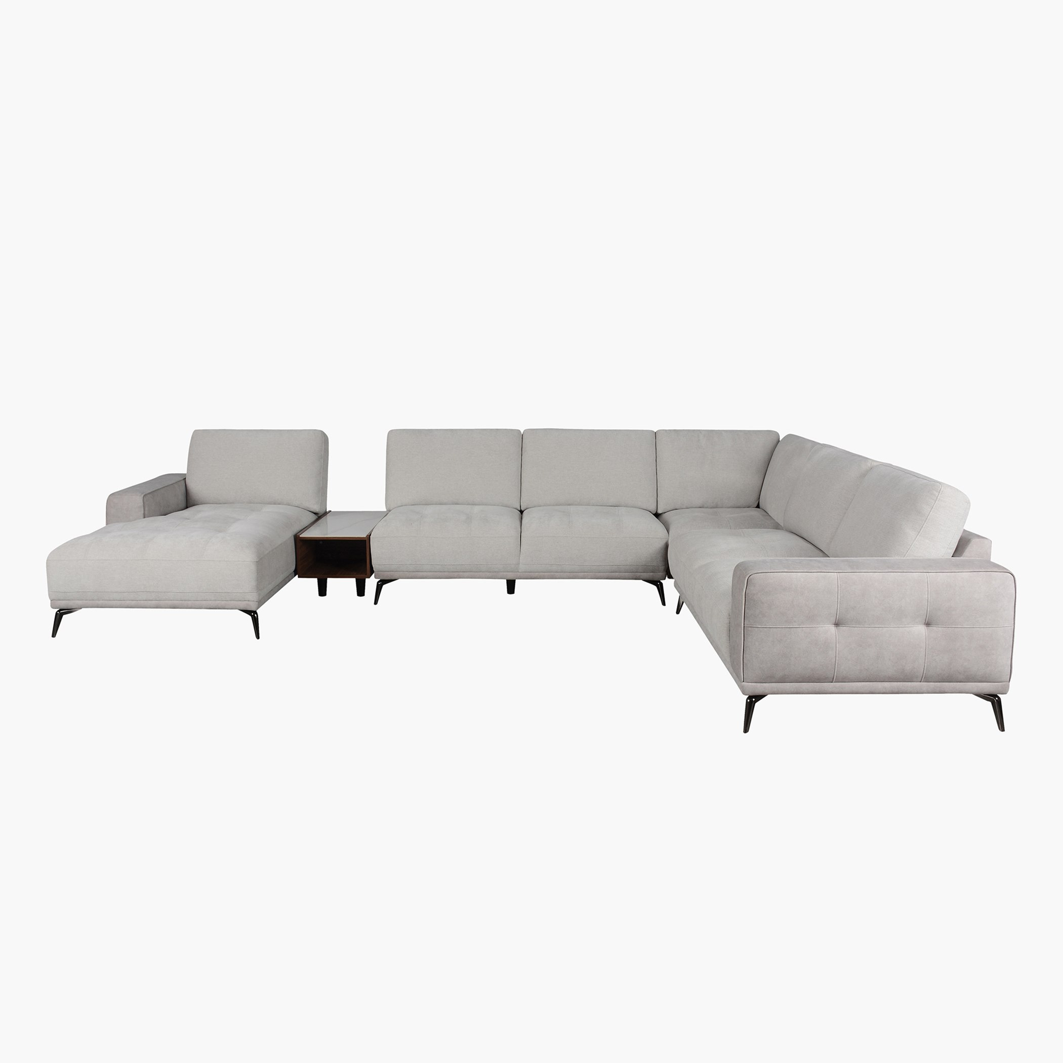 كنبة قماش ركنية يسار 5 مقاعد من تكساس مع طاولة شاي-hbxlivingroom-sofasandarmchairs-cornersofas-image-2