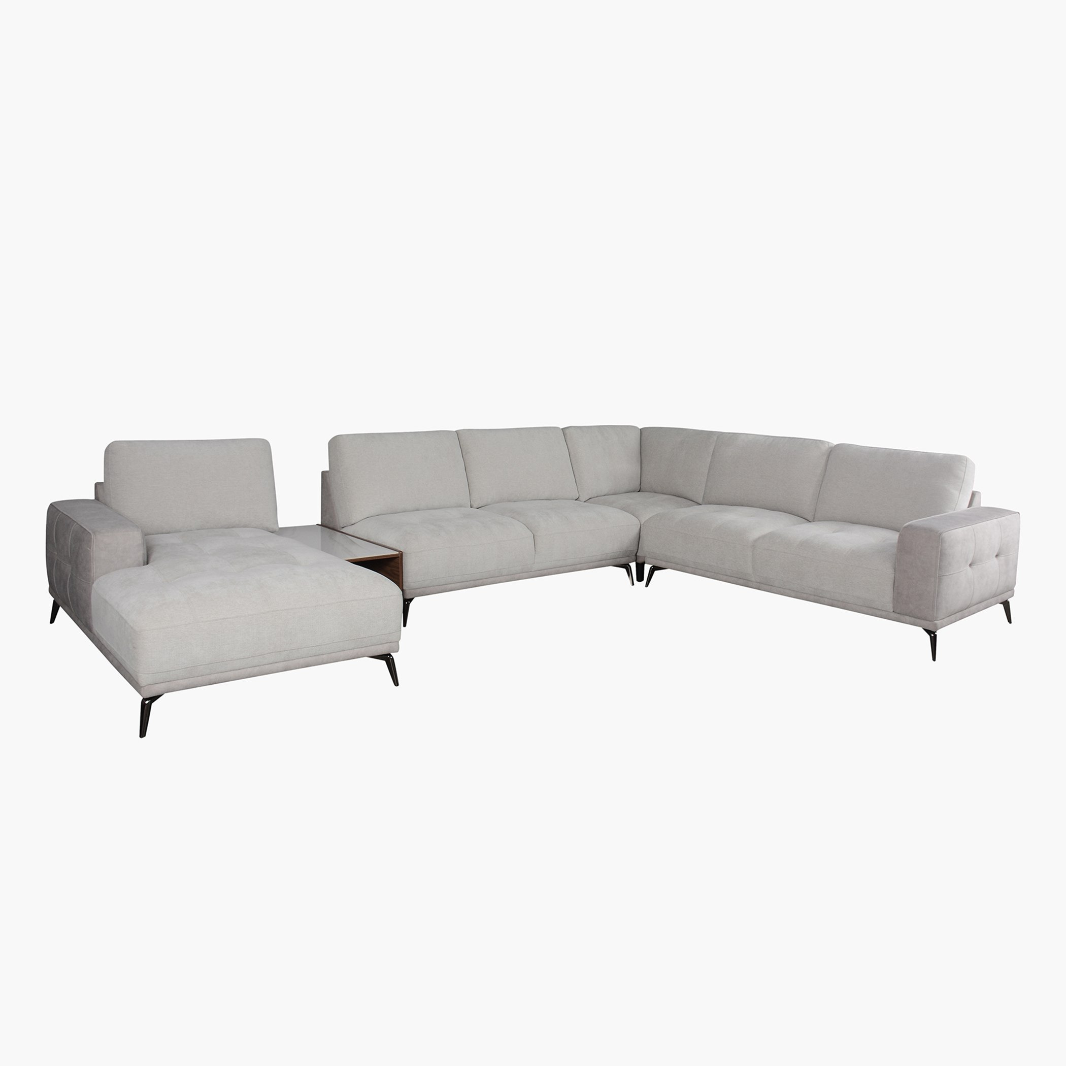 كنبة قماش ركنية يسار 5 مقاعد من تكساس مع طاولة شاي-hbxlivingroom-sofasandarmchairs-cornersofas-image-3