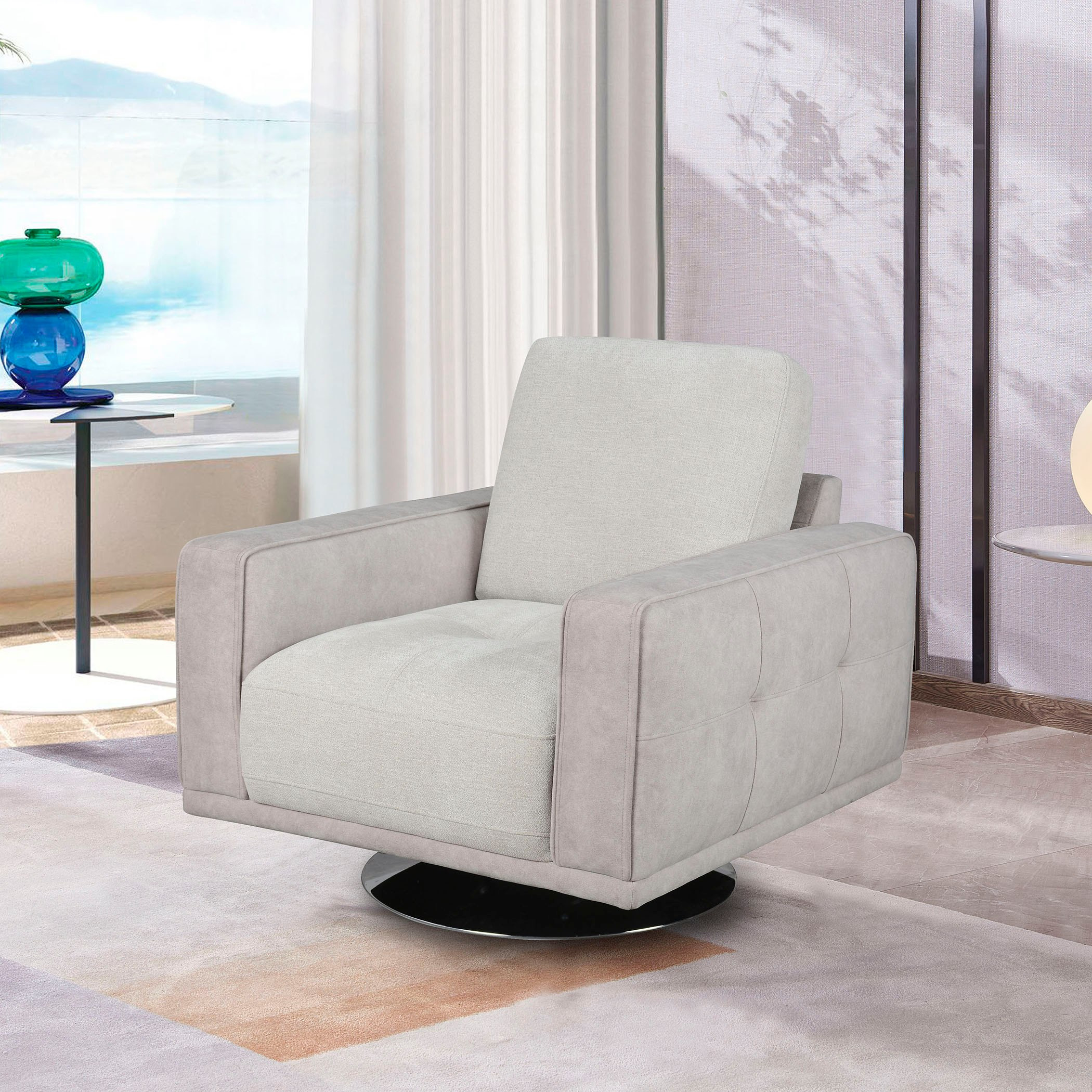 Texas Armchair Fabric Sofa with Swivel-hbxlivingroom-sofasandarmchairs-sofas-image-1