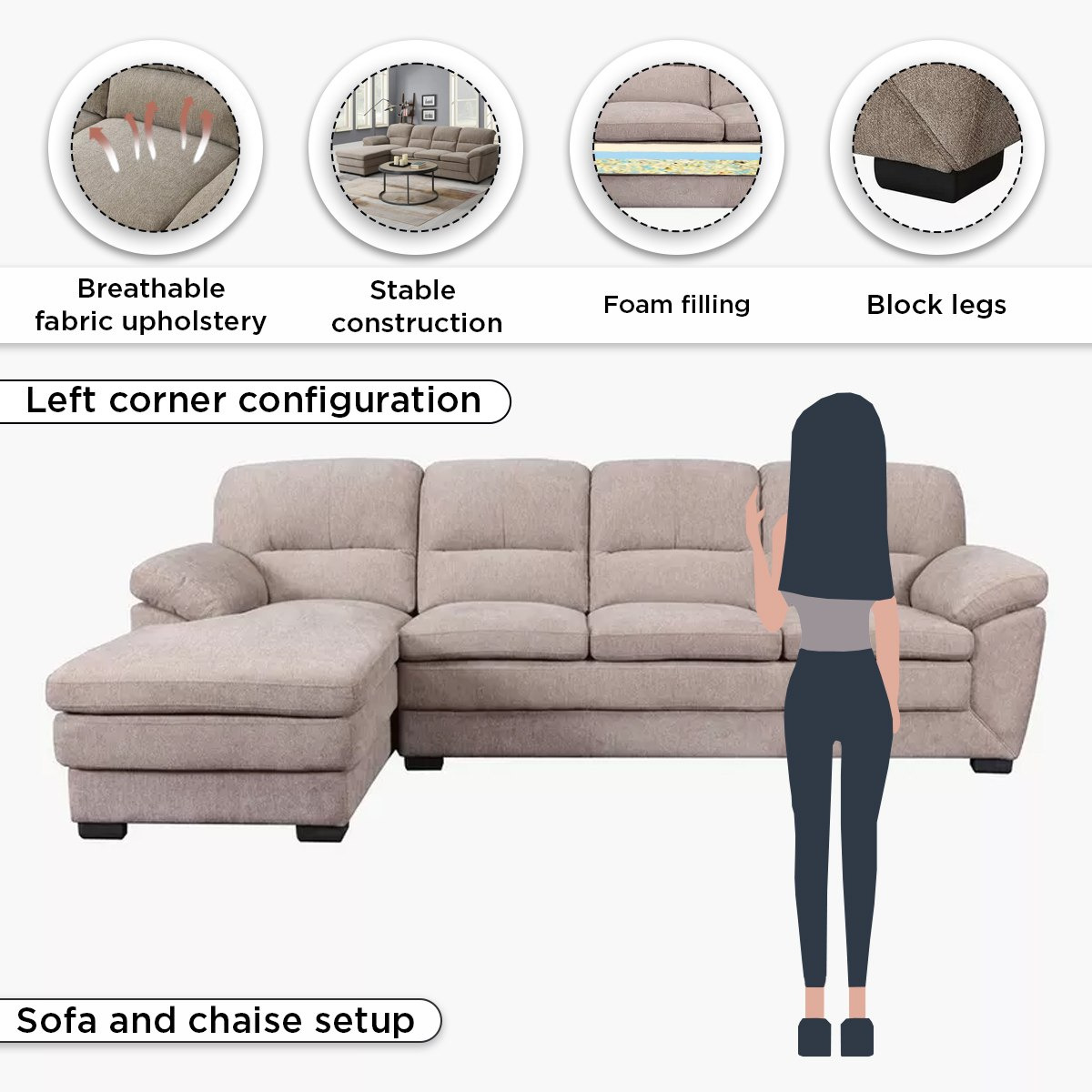 كنبة ركنية قماش يسار 4 مقاعد من ليوناردو-hbxlivingroom-sofasandarmchairs-cornersofas-image-5