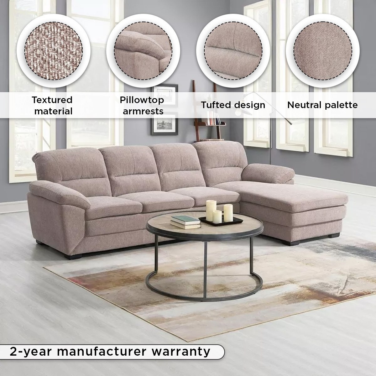 Leonardo 4-Seater Right Corner Fabric Sofa-hbxlivingroom-sofasandarmchairs-cornersofas-image-11