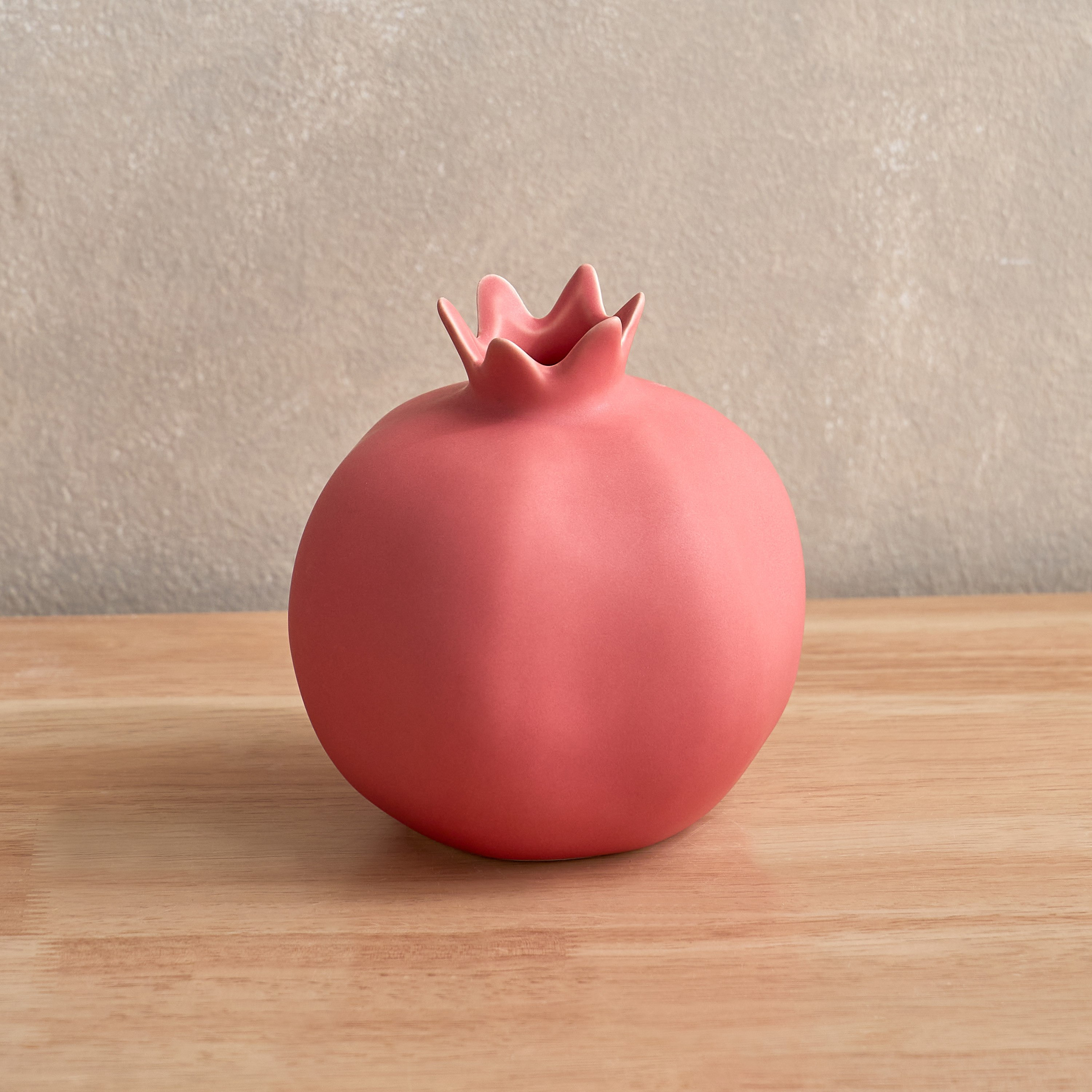 مزهرية سيراميك بتصميم رمان من كامبريا- 13x13x13.3 سم-hbxbedroom-decorandaccessories-vases-image-2