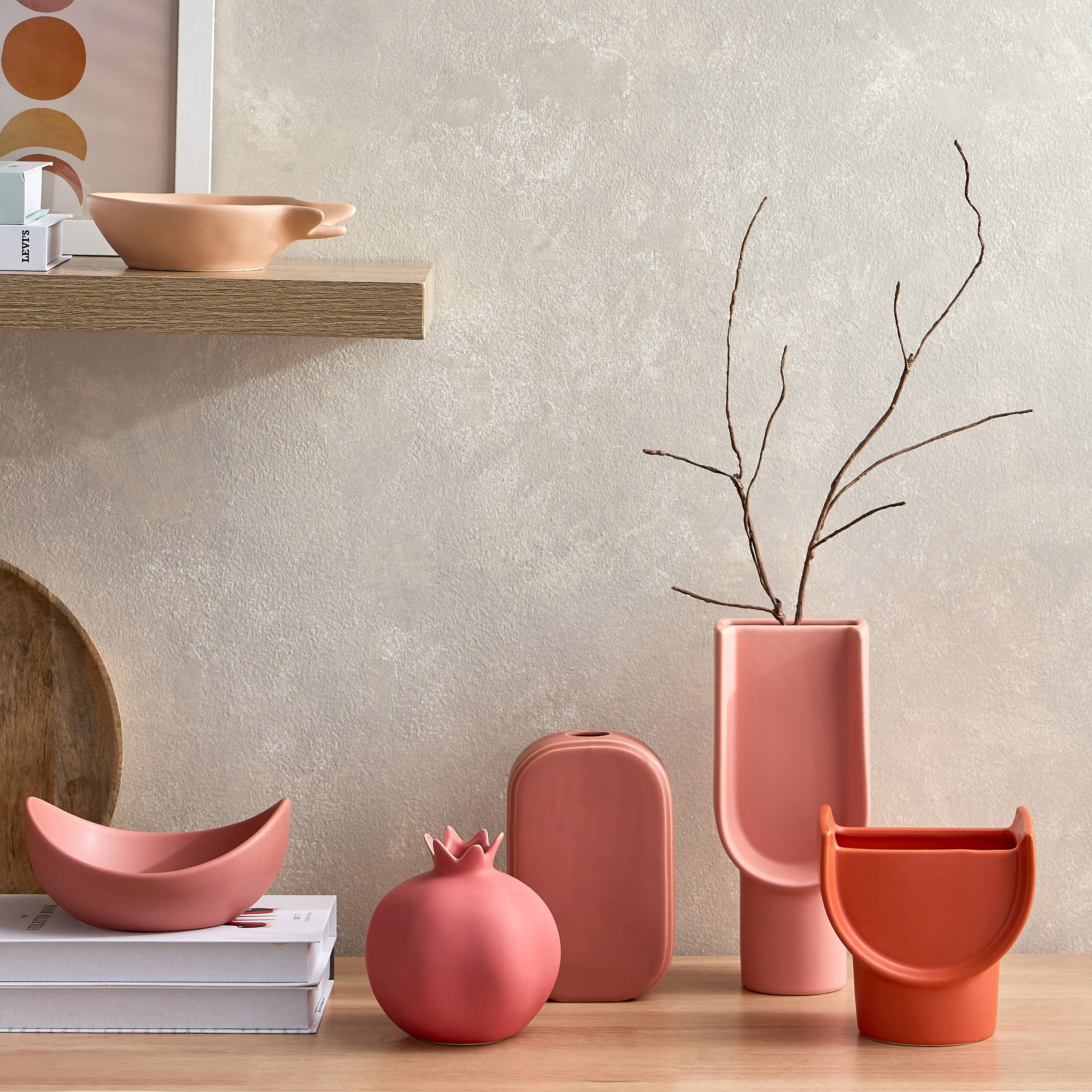 مزهرية سيراميك من كامبريا - 14x10x14 سم-hbxbedroom-decorandaccessories-vases-image-4