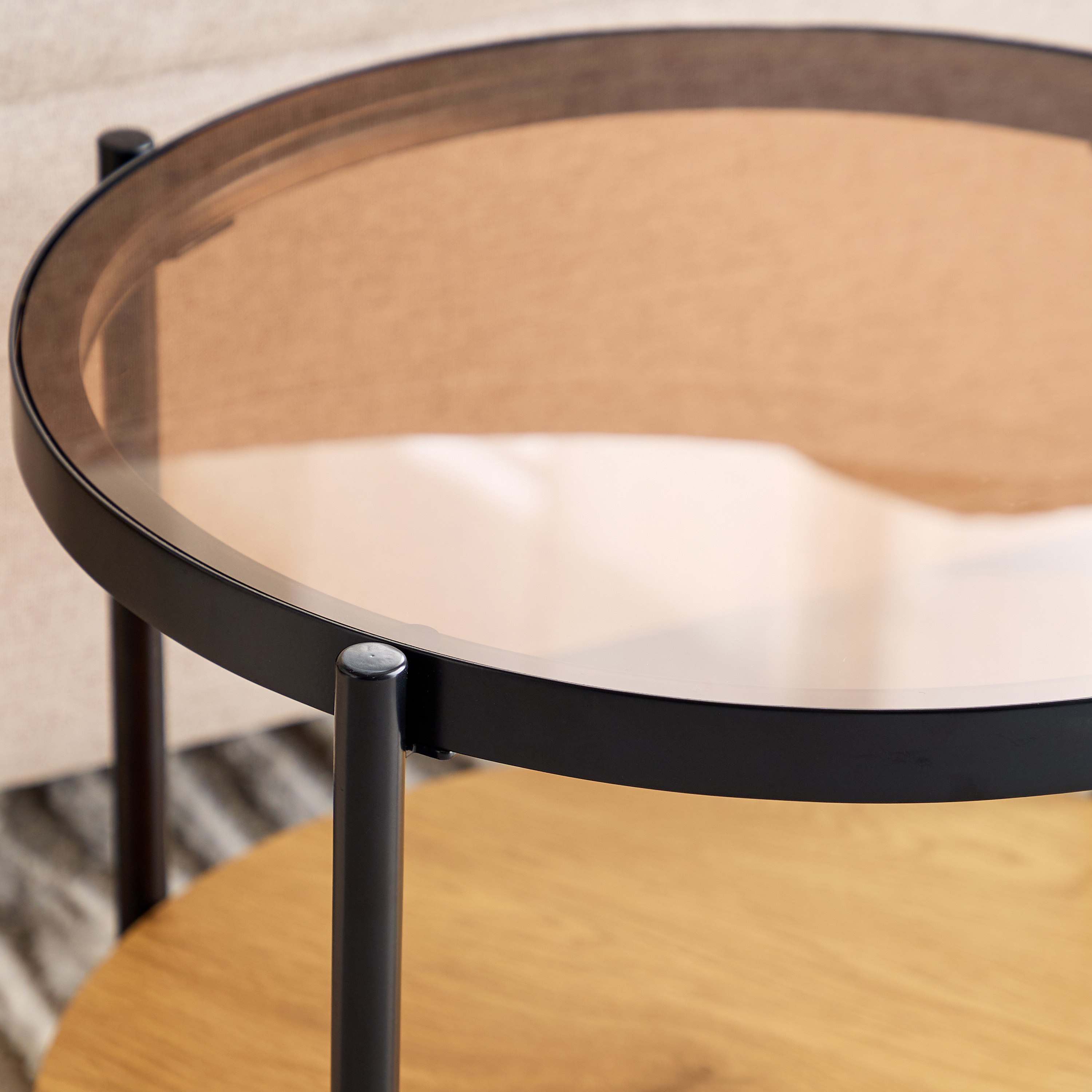 Velmont Glass Top End Table with Shelf-hbxfurniture-livingroom-endtables-image-3