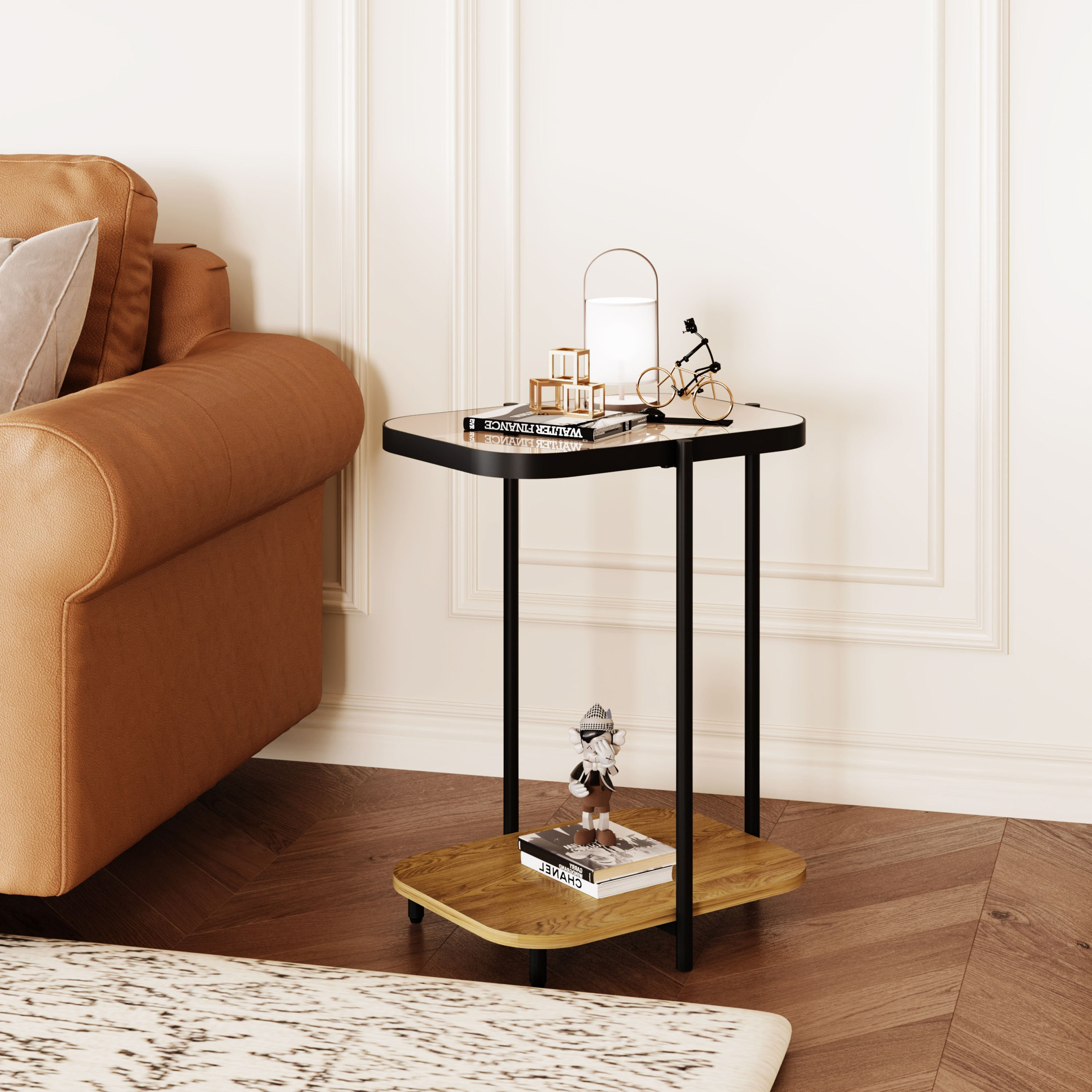 طاولة لابتوب بسطح زجاجي من فيلمونت-hbxfurniture-livingroom-endtables-image-1