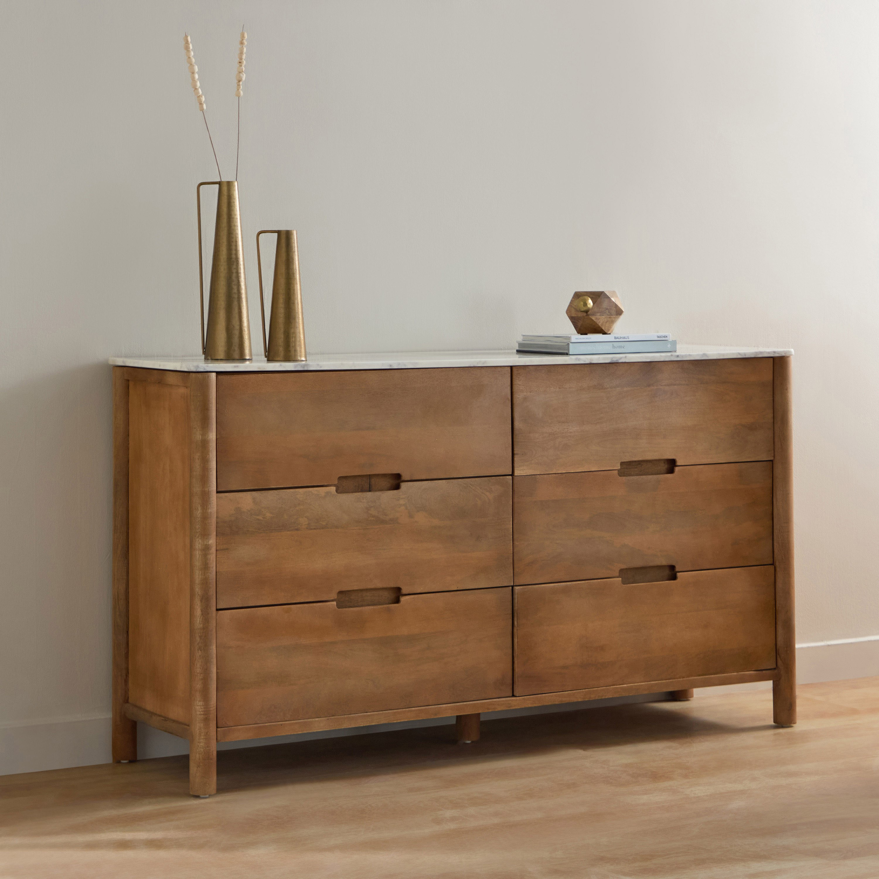 Vendra Dublin 6-Drawer Marble Top Solid Wood Master Dresser without Mirror-PROMO_HB_SA_HBX10_TH1000_NEW_031025-image-1