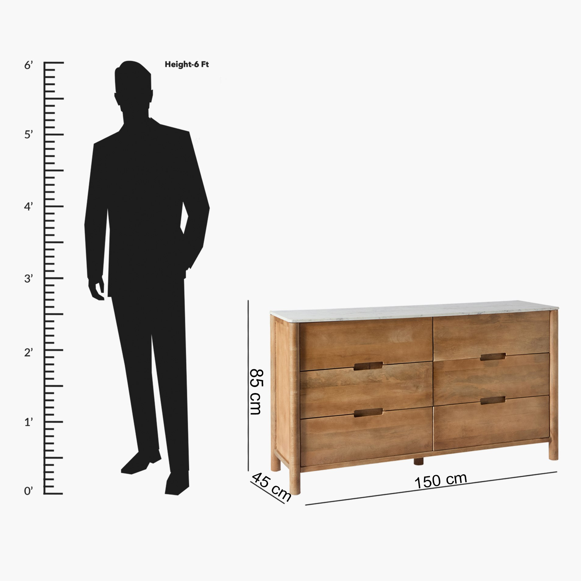 Vendra Dublin 6-Drawer Marble Top Solid Wood Master Dresser without Mirror-PROMO_HB_SA_HBX10_TH1000_NEW_031025-image-15