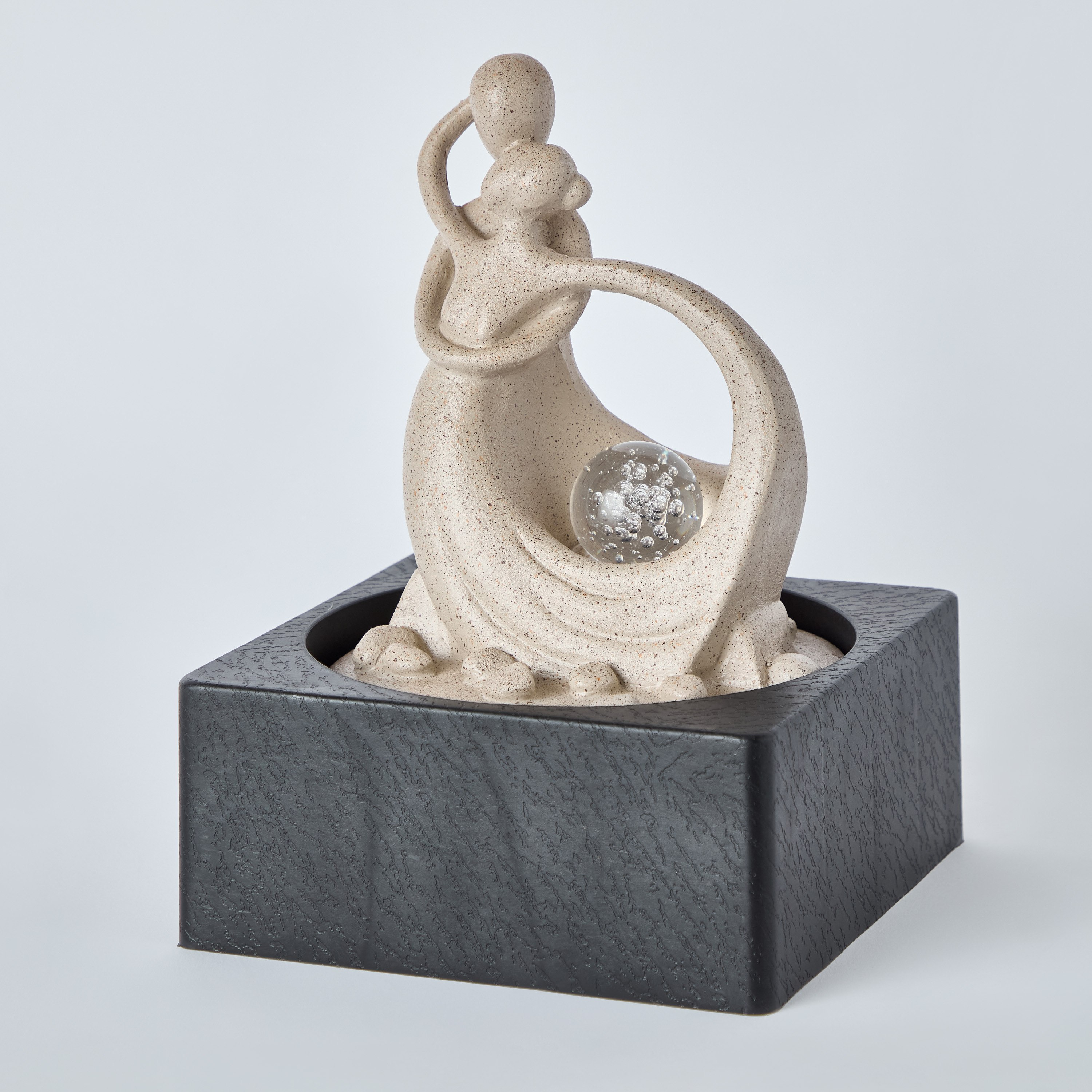 Belen Modern Fountain with Rolling Ball - 18x18x24 cm-hbxhomeware-hbxoutdoor-image-5