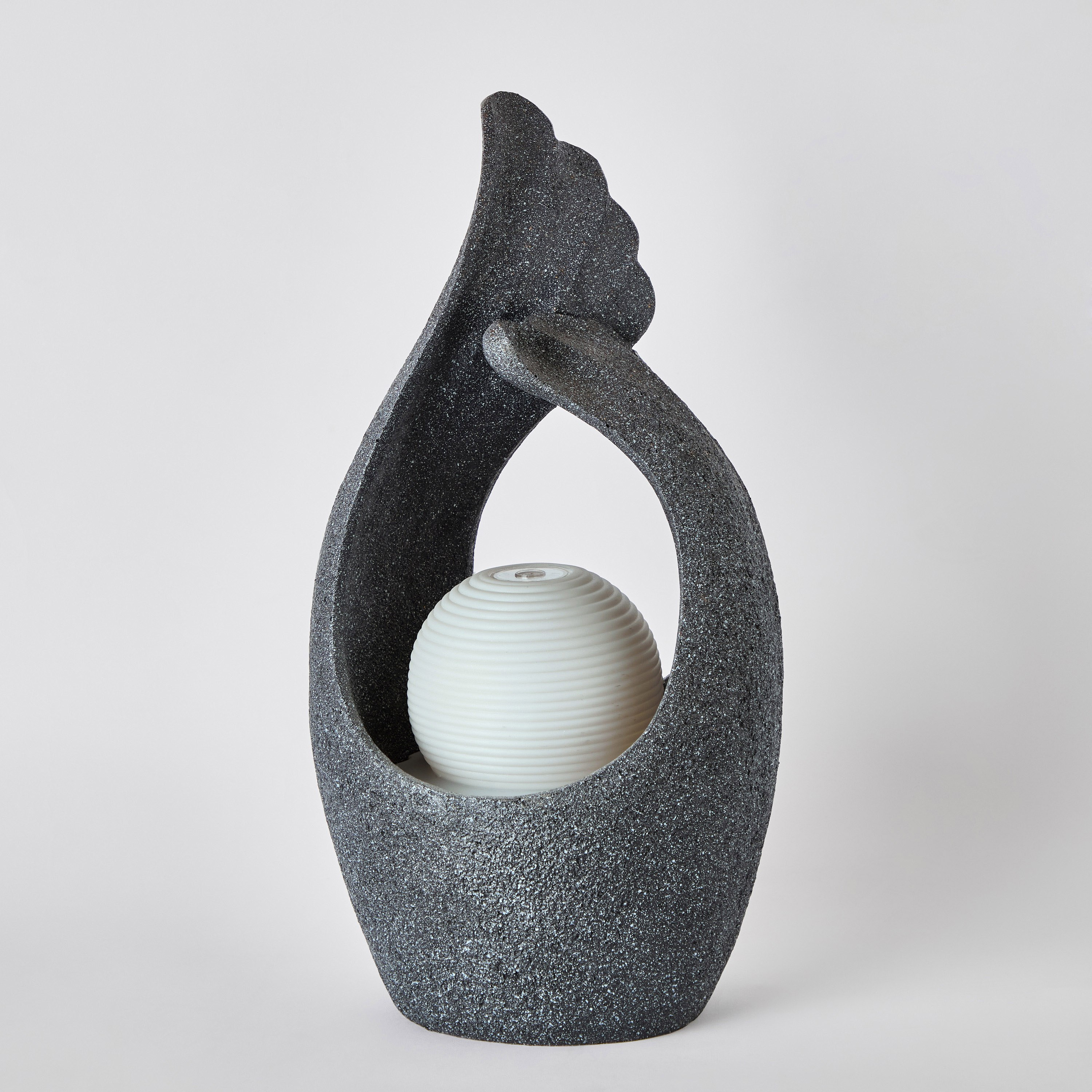 نافورة بإضاءة إل إي دي مستديرة مودرن من بيلين - 27x20x49 سم-hbxhomeware-gardenandoutdoor-outdoorfountain-image-5