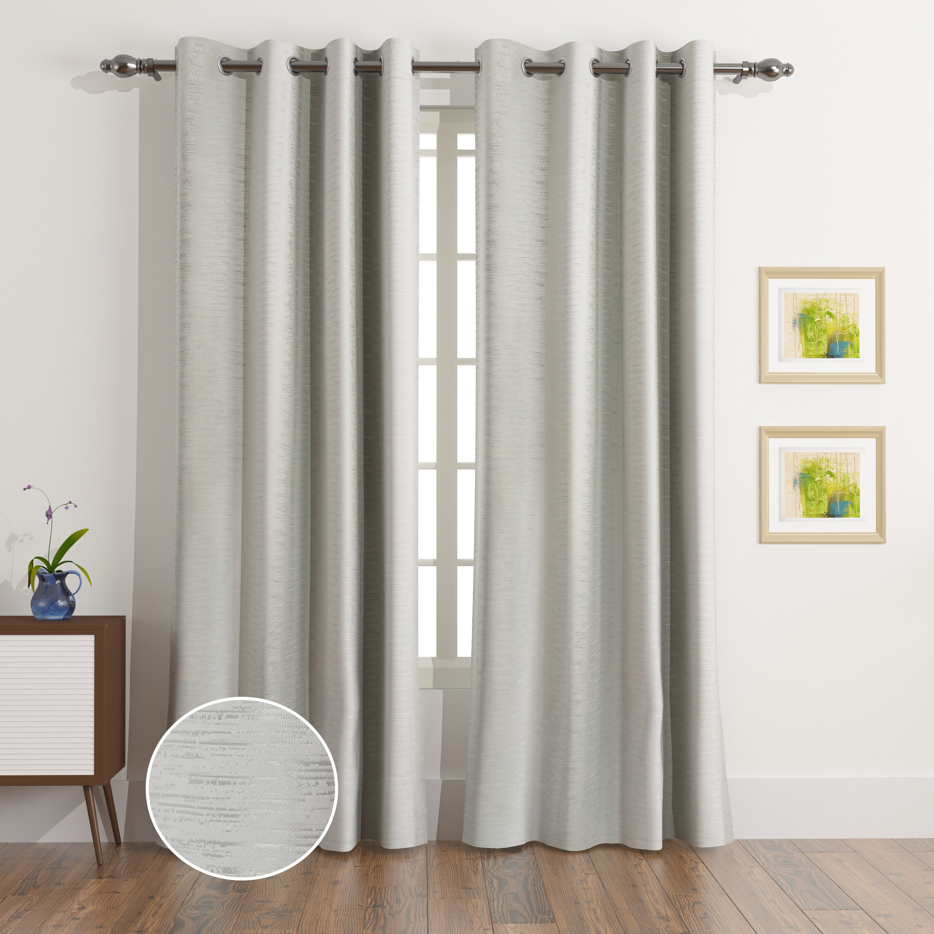 طقم ستائر تعتيم جاكار قطعتين نوفا من ريفا - 135x240 سم-hbxhomeware-hbxdecorandfurnishings-image-1