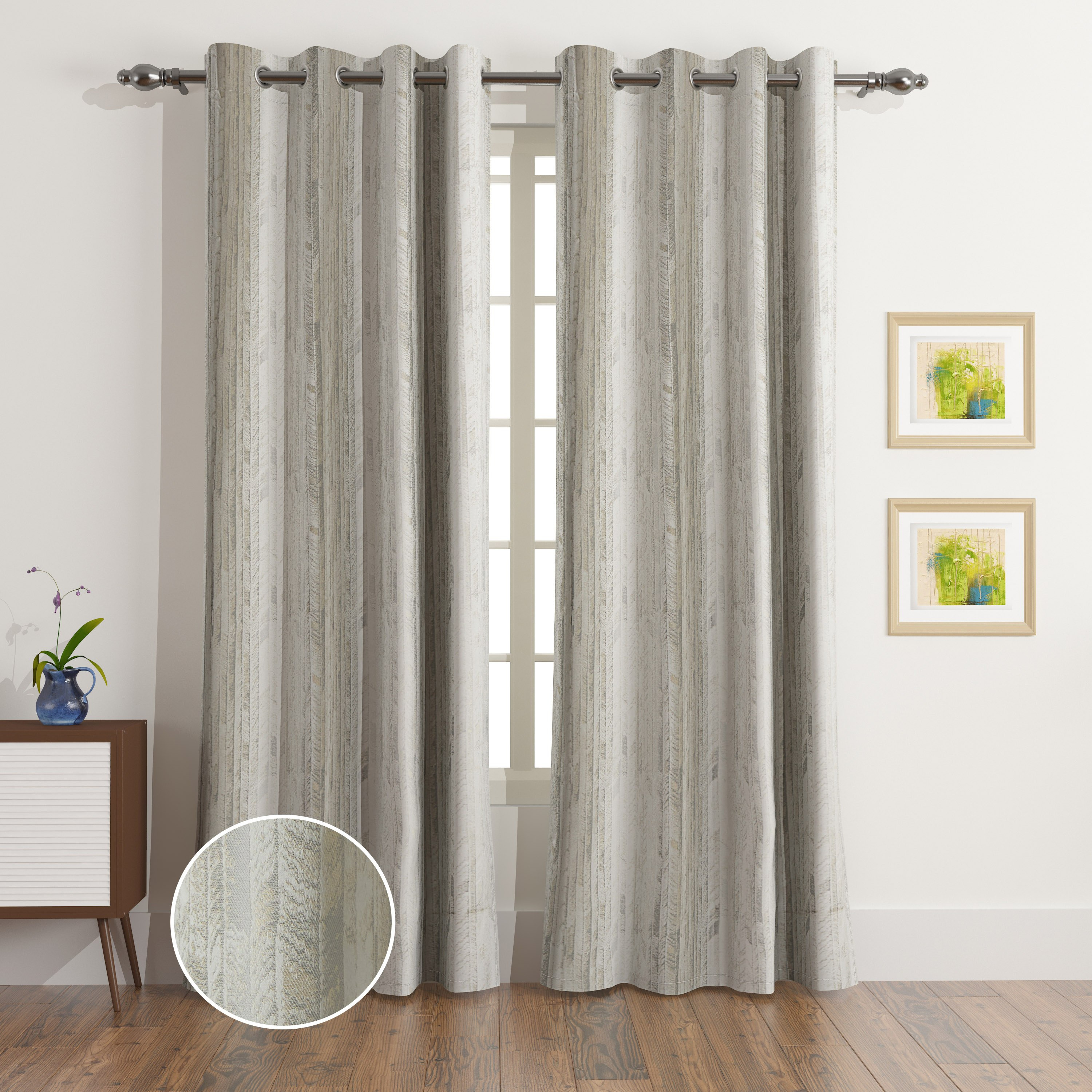 طقم ستارة تعتيم من قطعتين جاكارد من لوكاس بريفا - 135x240 سم-hbxhomeware-hbxdecorandfurnishings-image-1