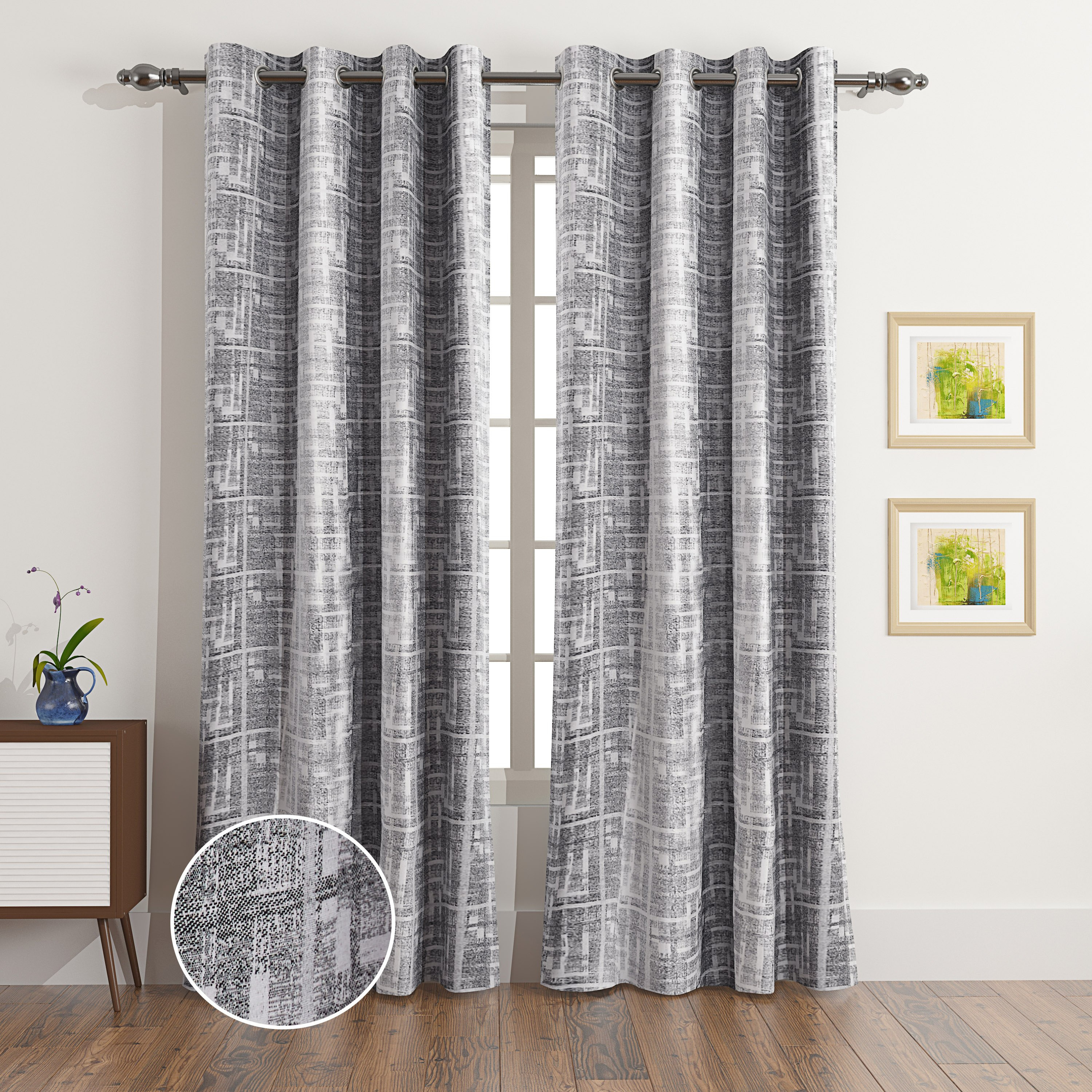 Eco Era Mia 2-Piece Jacquard Curtain Set - 135x240 cm-hbxhomeware-hbxdecorandfurnishings-image-1