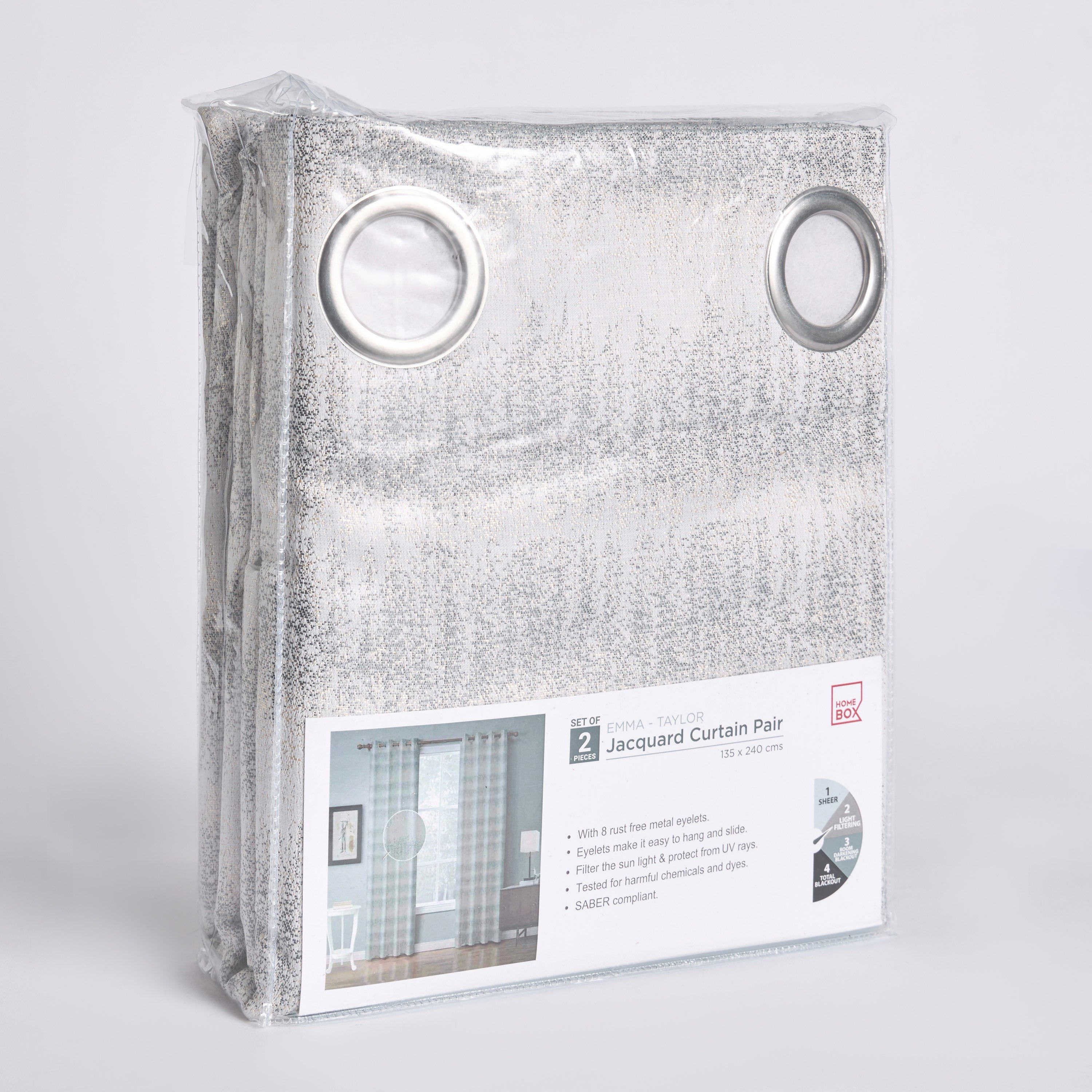 طقم ستائر جاكار من قطعتين إيما من تايلور- 135x240 سم-hbxhomeware-hbxdecorandfurnishings-image-4