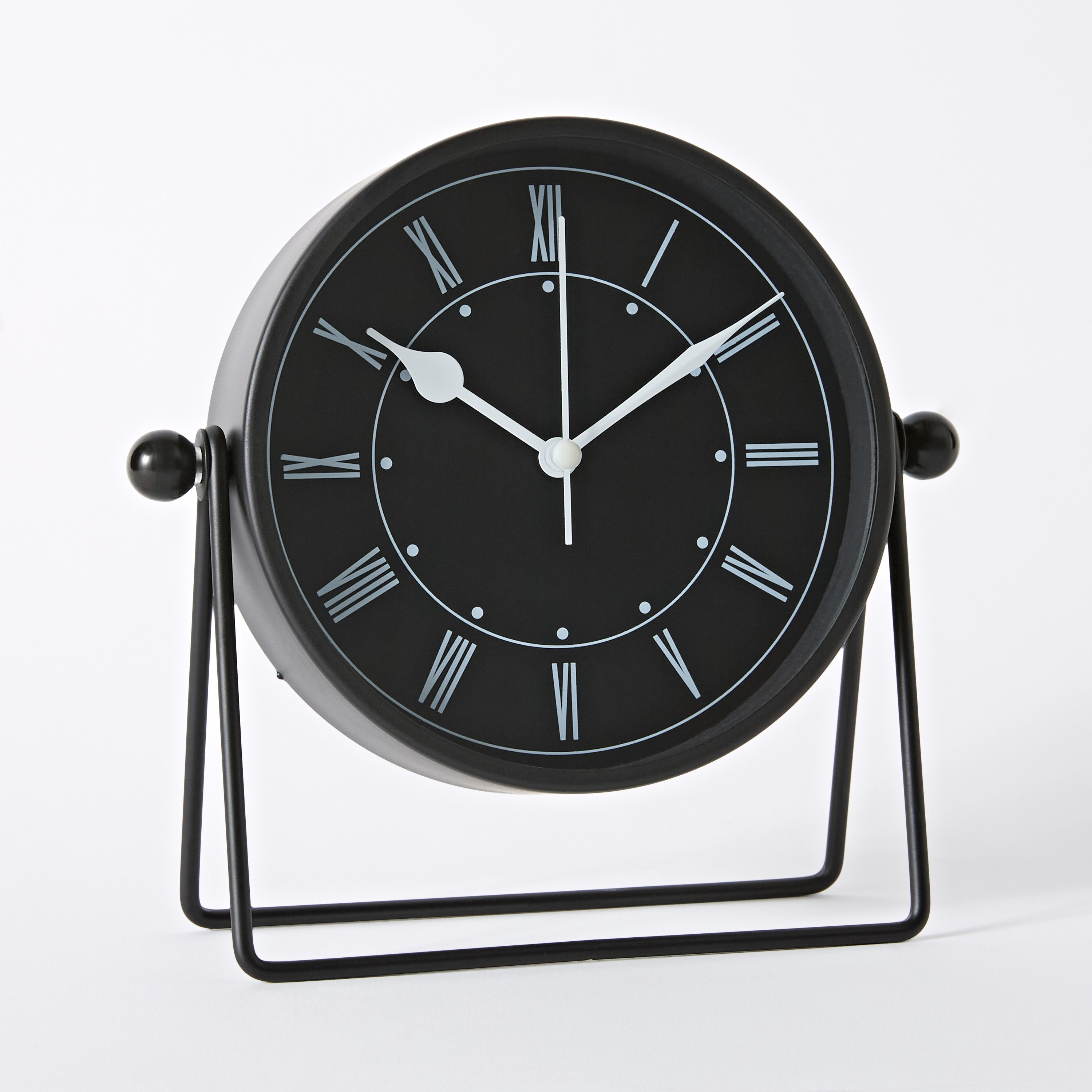 ساعة طاولة ألمونيوم من ماسون - 19.5x6.5x18.5 سم-hbxdiningroom-decorandaccessories-clocks-image-6
