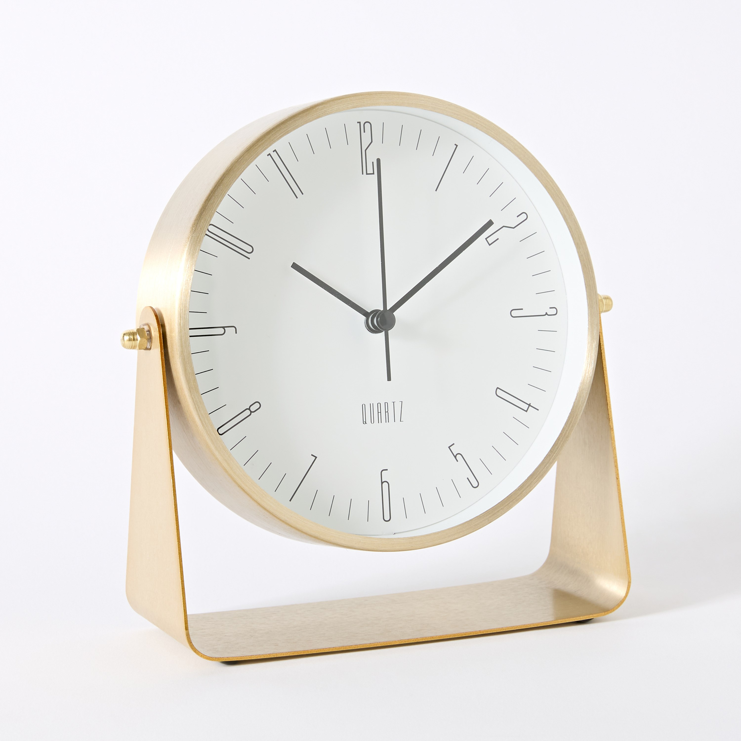 ساعة طاولة ألومنيوم من ماسون - 17.5x6x17.8 سم-hbxdiningroom-decorandaccessories-clocks-image-6
