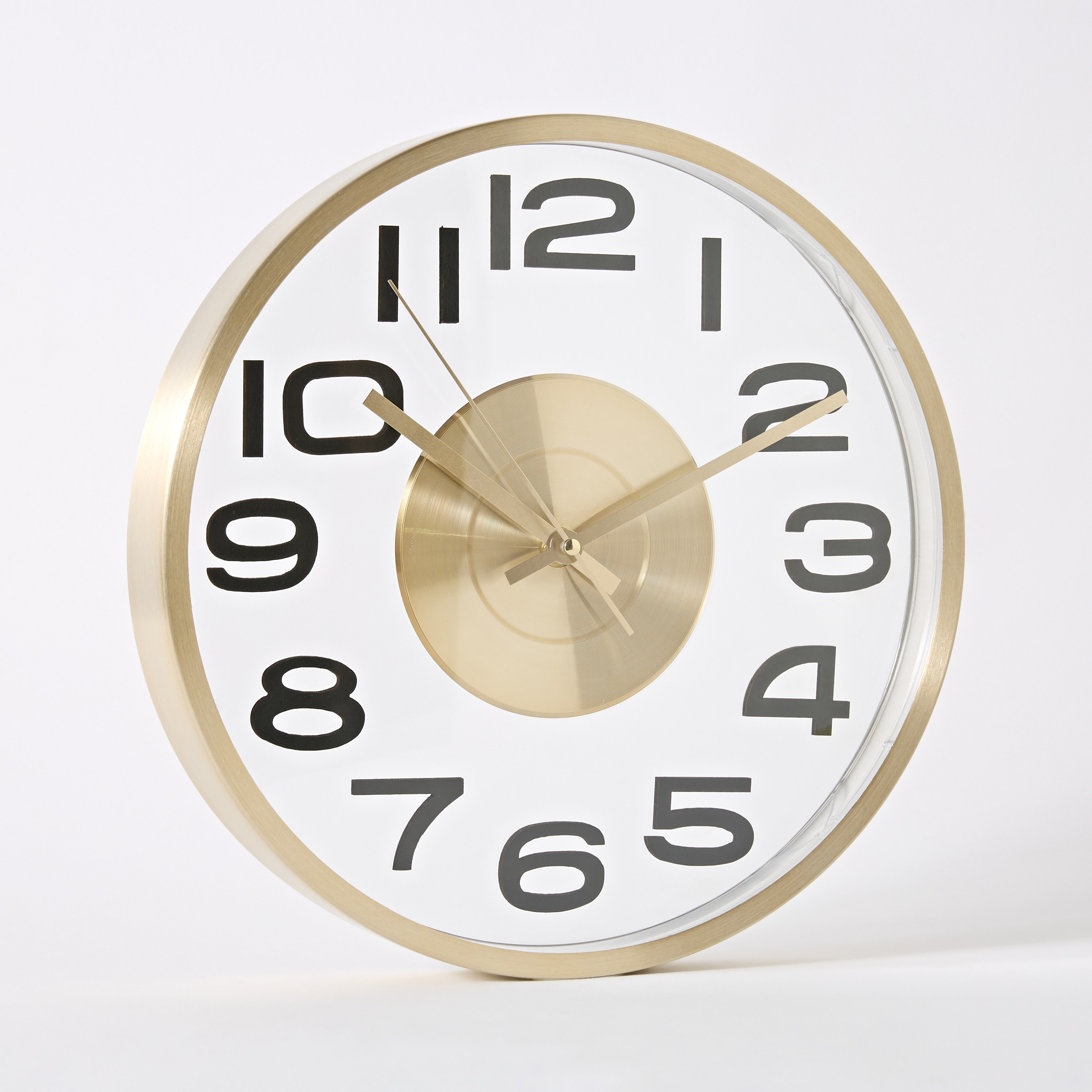 ساعة حائط ألومنيوم من ماسون - 30x4.3 سم-hbxdiningroom-decorandaccessories-clocks-image-5