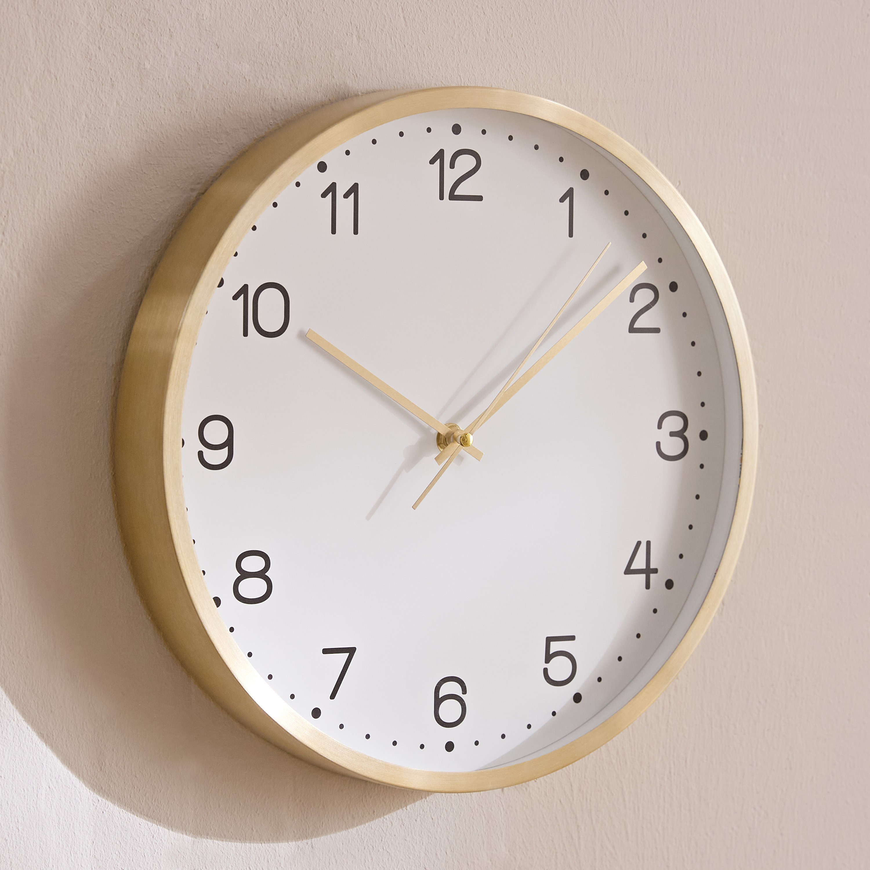 Mason Aluminium Wall Clock with LED Light - 30x4.3 cm-hbxdiningroom-decorandaccessories-clocks-image-1
