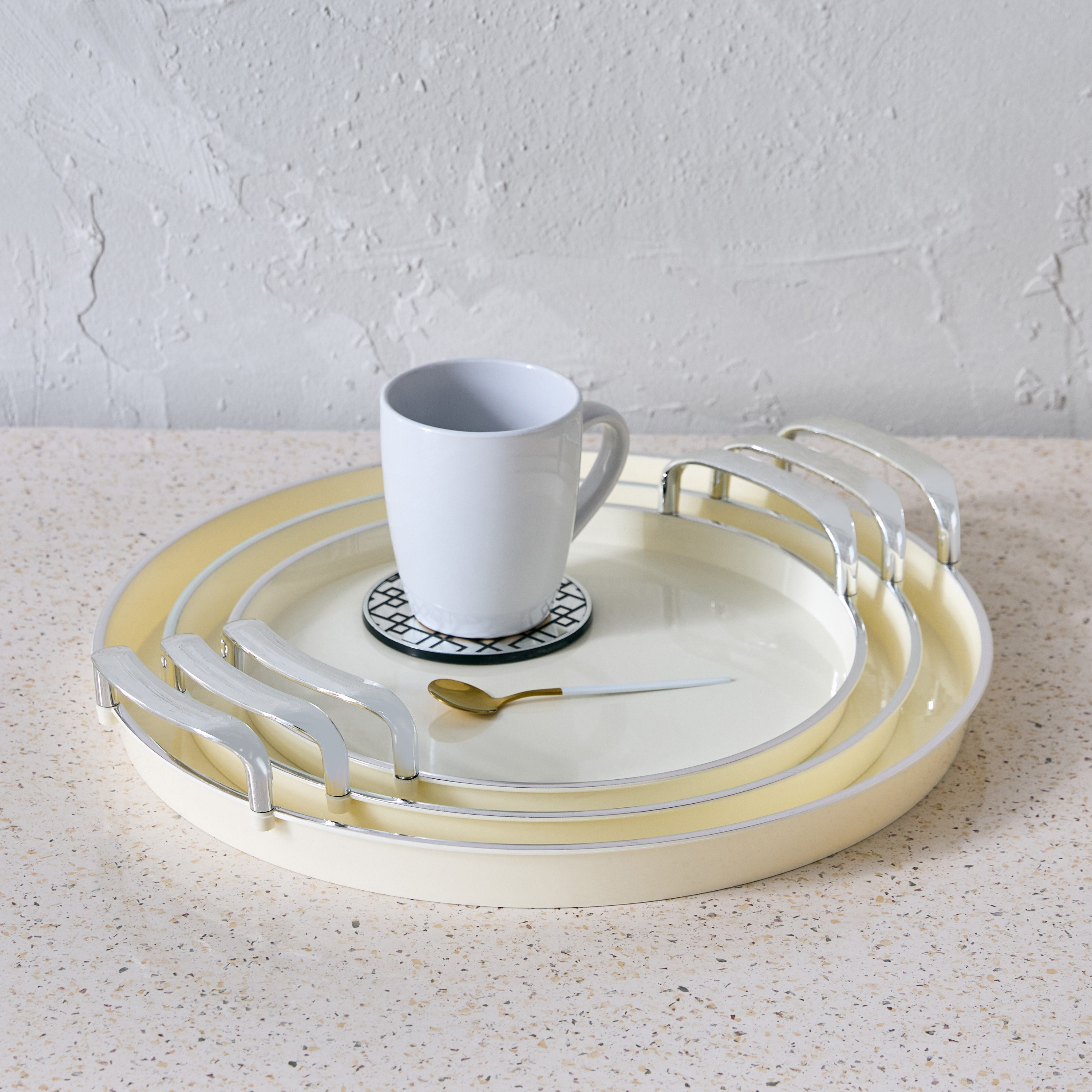 Orion Round Tray with Handle - Set of 3-hbxhomeware-hbxkitchen-image-1