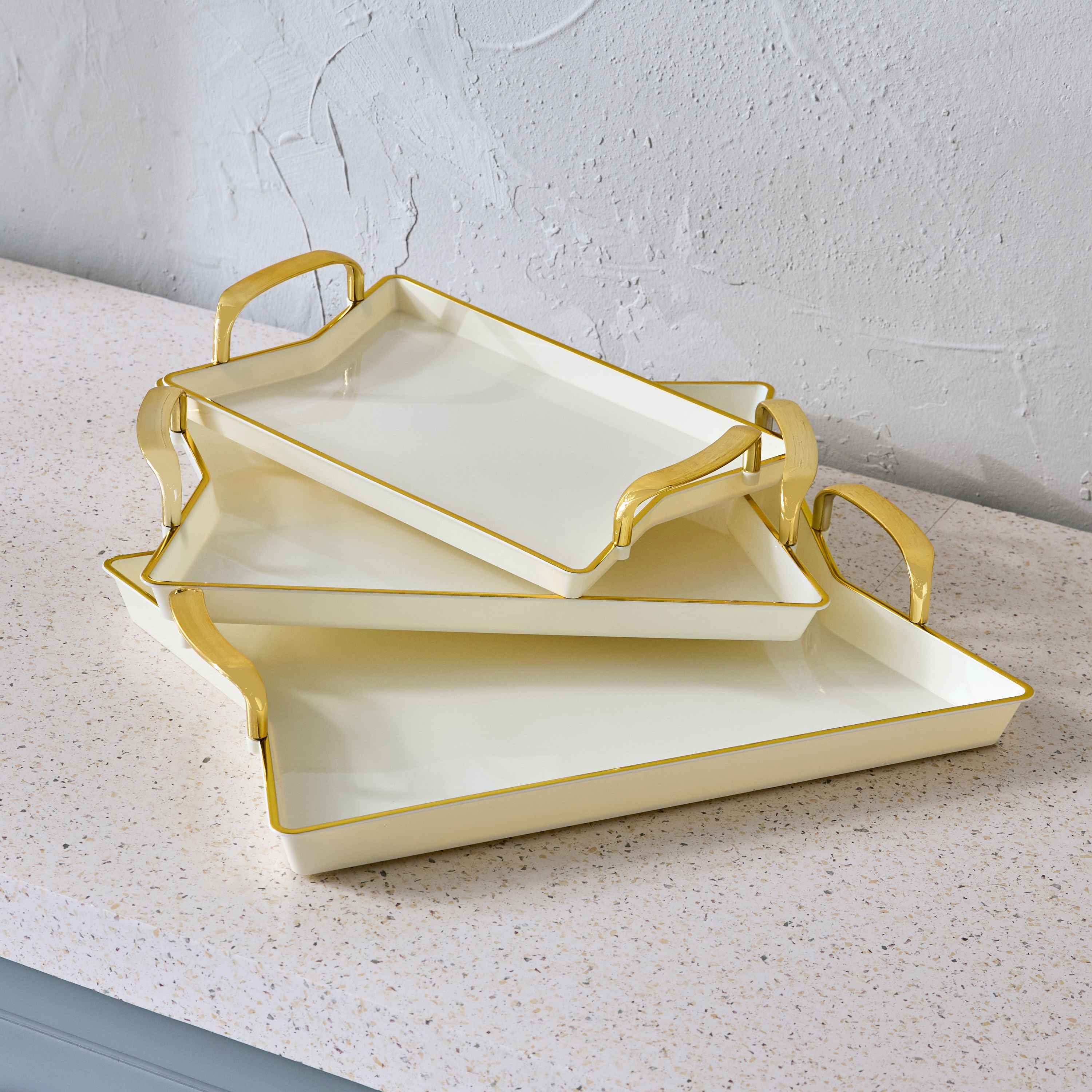 Orion Rectangular Tray with Handle - Set of 3-hbxhomeware-hbxkitchen-image-2