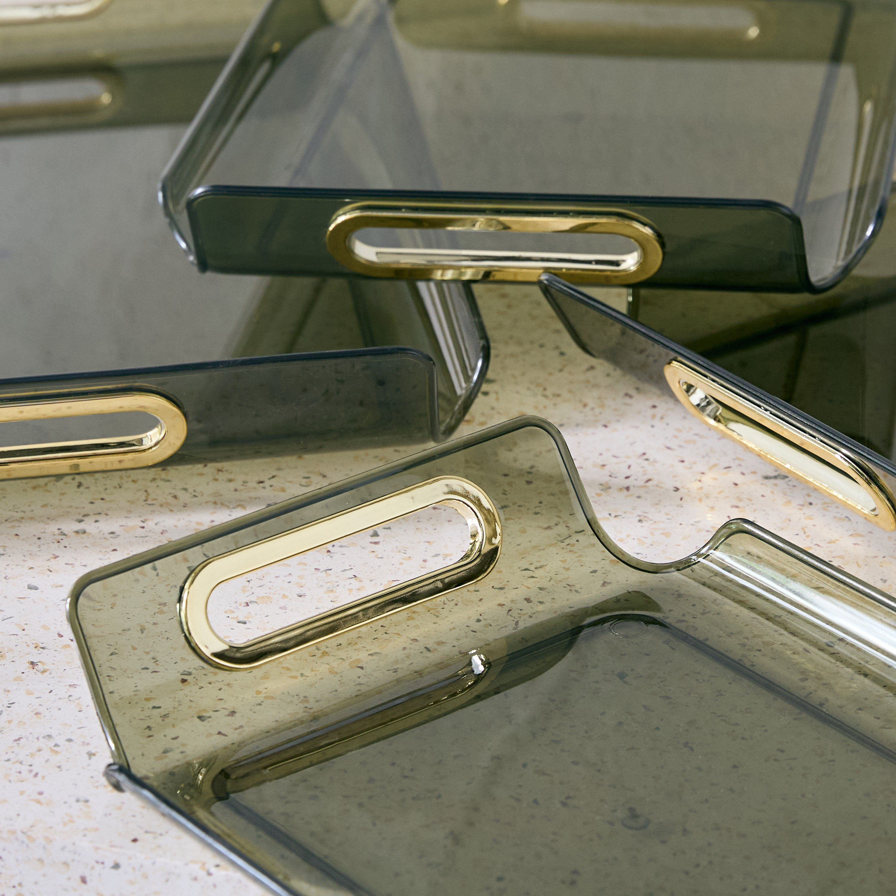 Orion 4-Piece Rectangular Tray Set with Cutout Handle-hbxhomeware-hbxkitchen-image-3