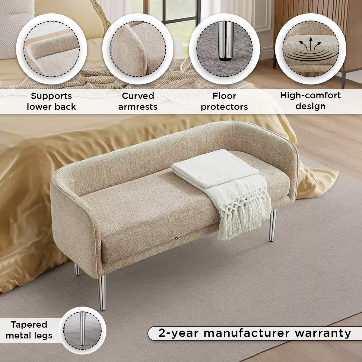 Via Fabric Bench-hbxfurniture-sofasandarmchairs-benches-image-4